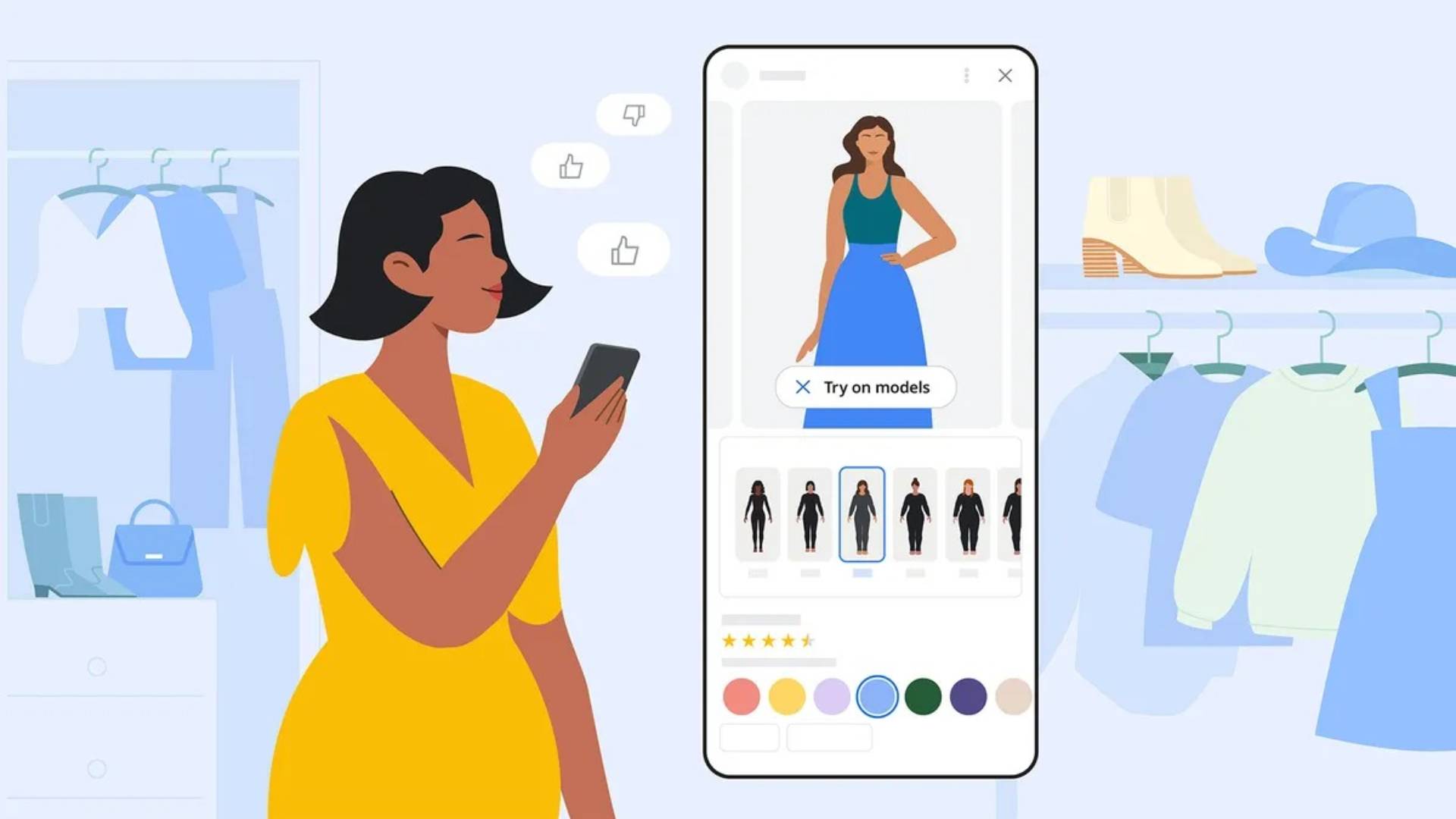 Google’s virtual try-on tool adds new outfits for your fit check