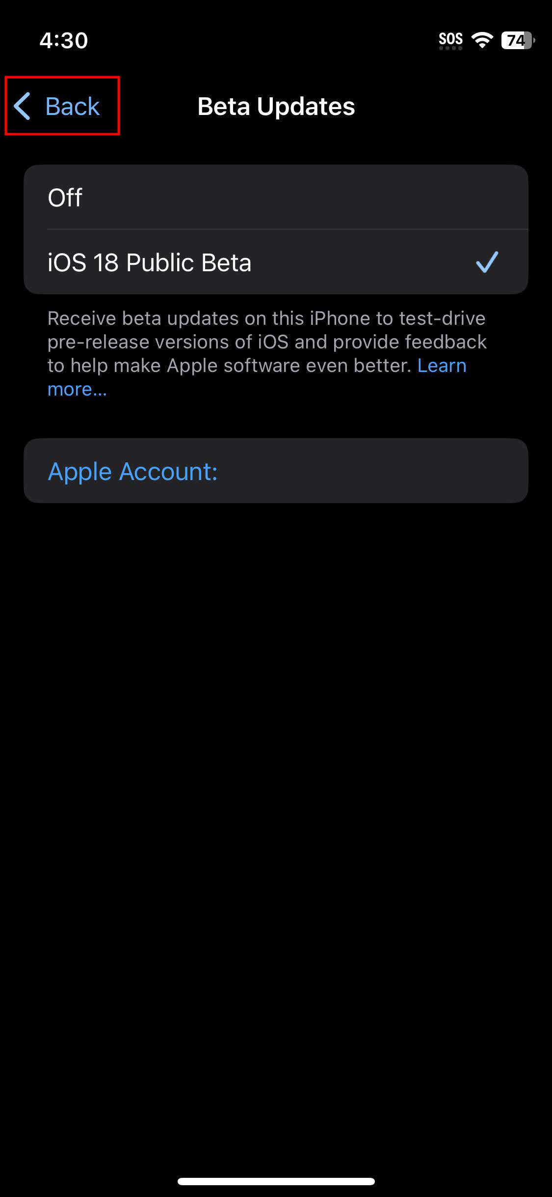 How to sign up for iOS beta updates (5)