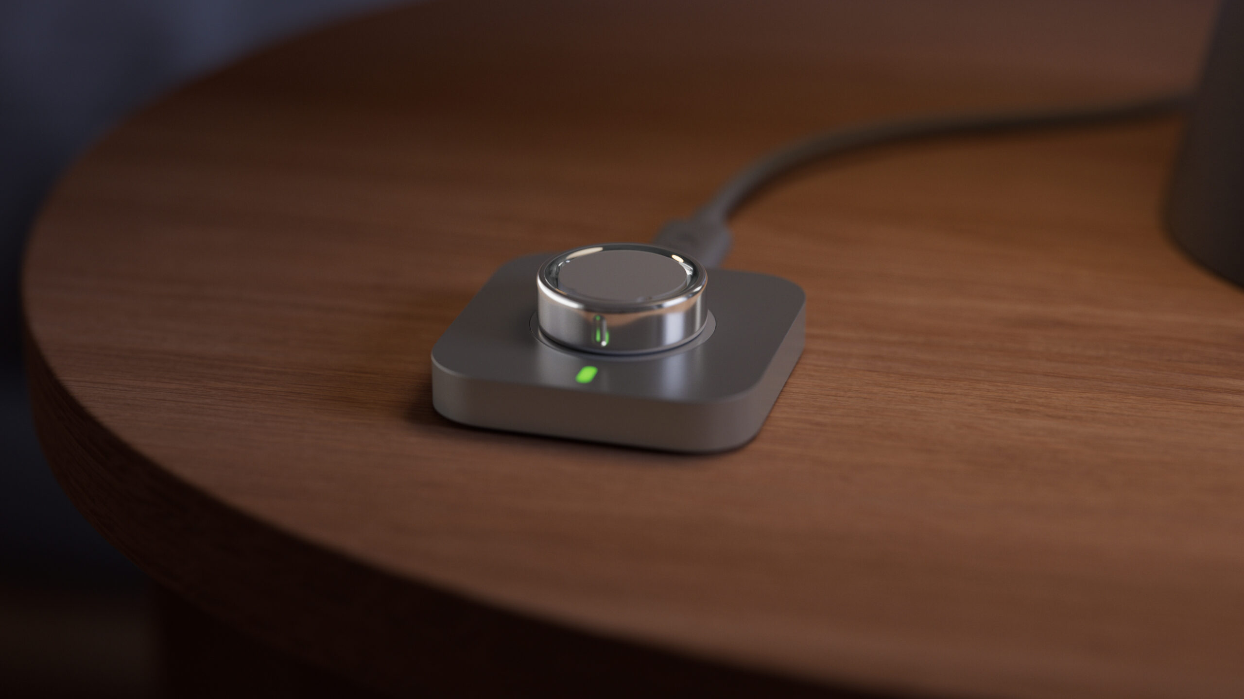 The Oura Ring 4 still utilizes a puck-style chargin cradle.