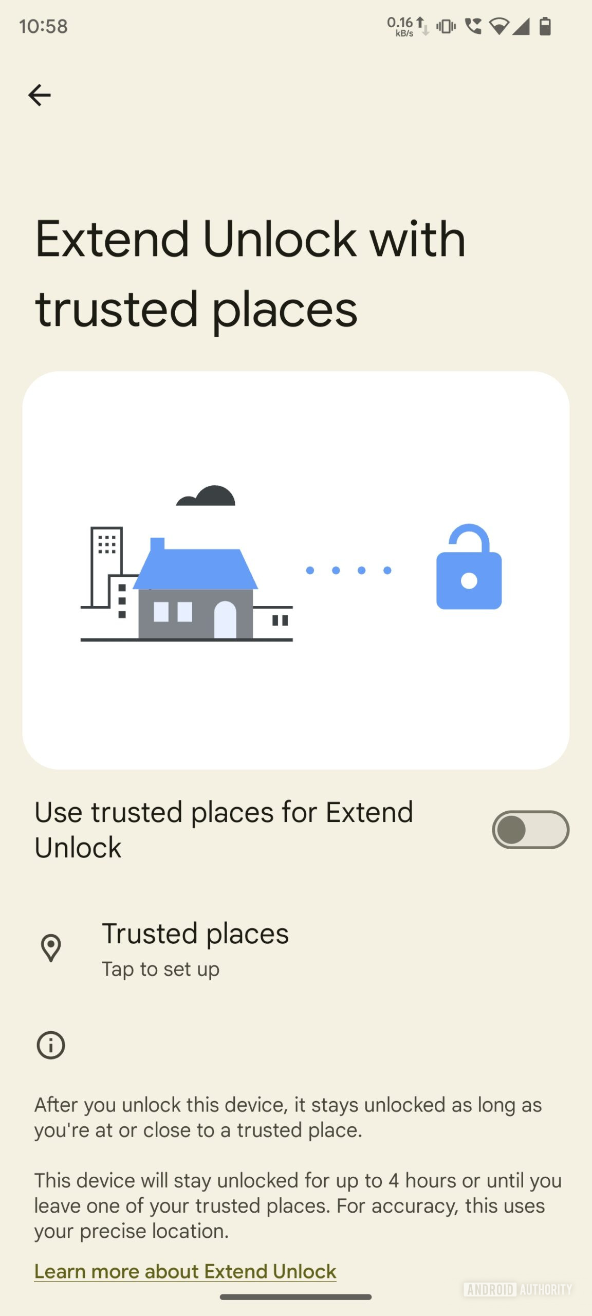 Google could soon make it easier to manage Trusted places for Extend Unlock (APK teardown)