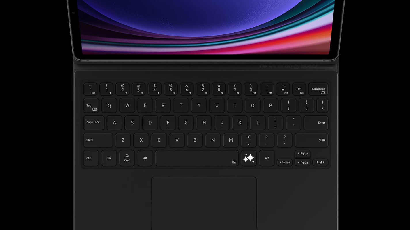 Samsung seems to think you want a dedicated AI key on the Galaxy Tab S10’s keyboard