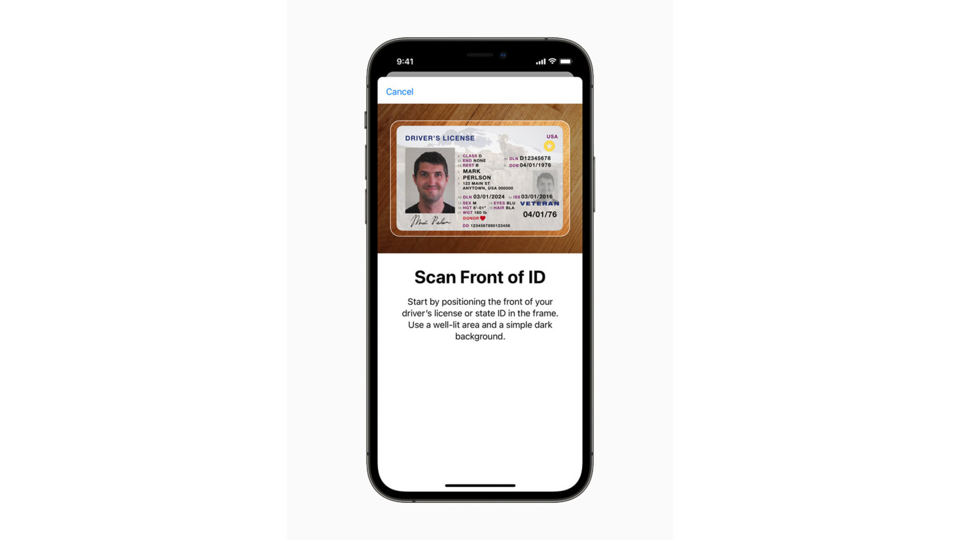 apple wallet state id