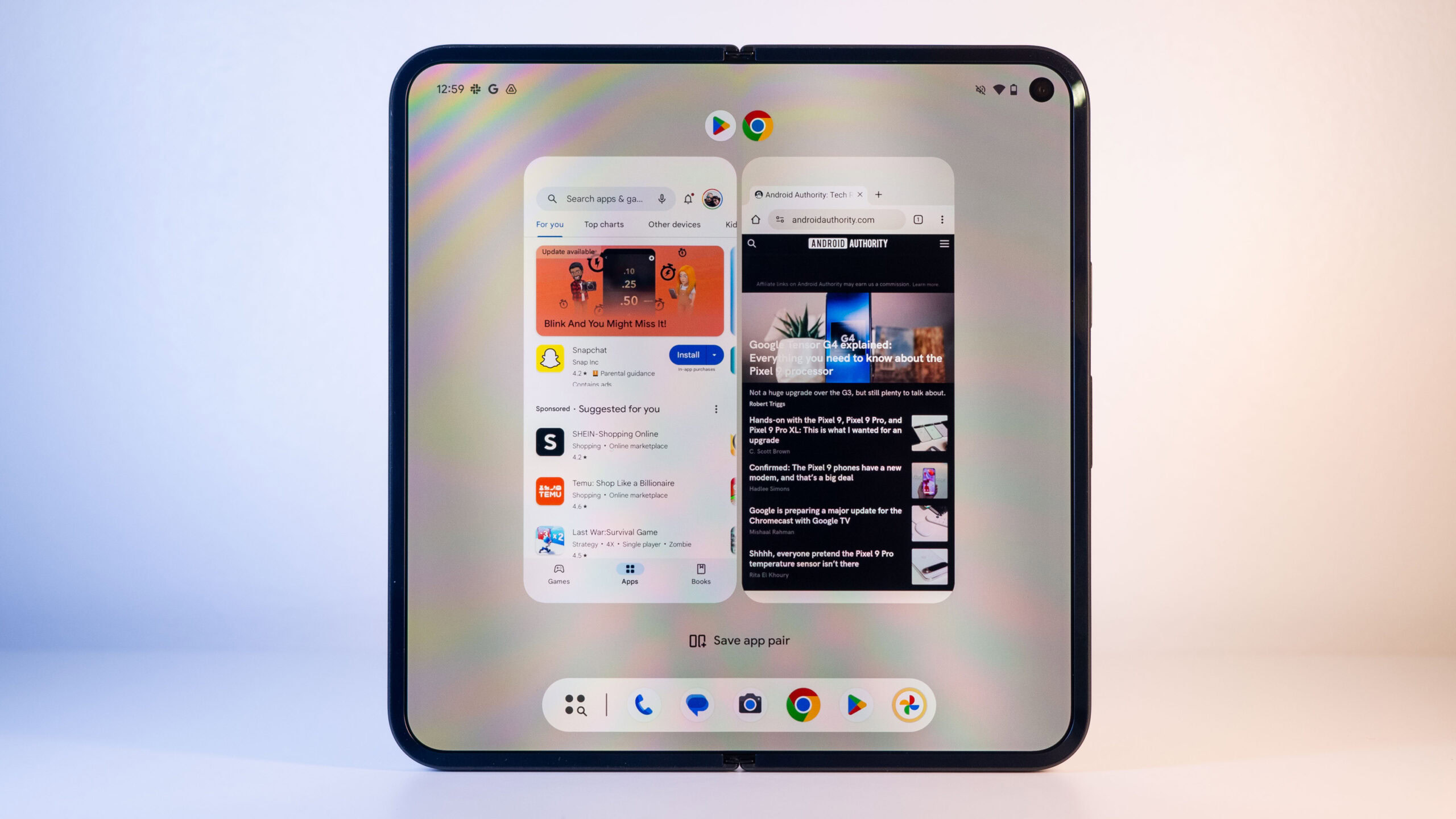 google pixel 9 pro fold app pair