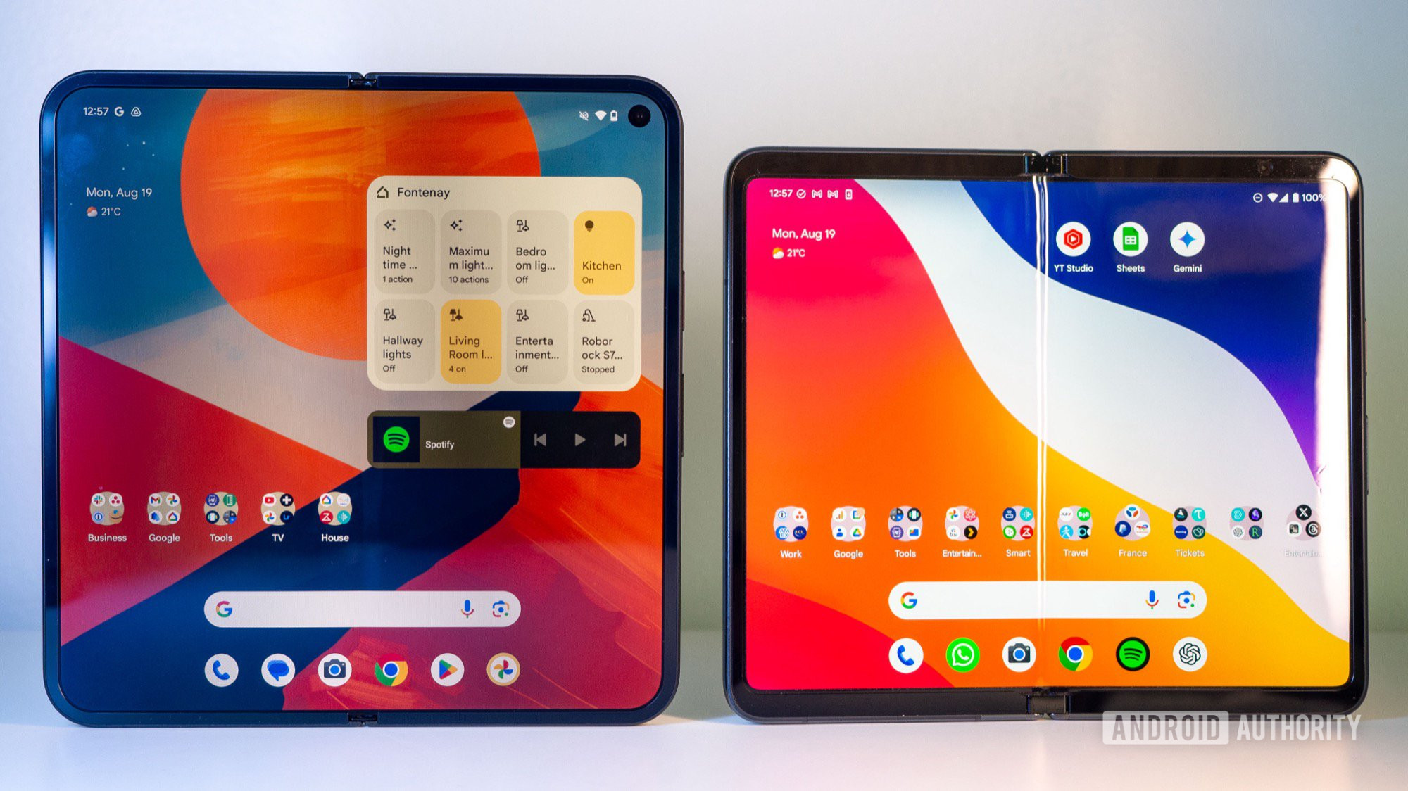 google pixel 9 pro fold vs pixel fold internal display opened