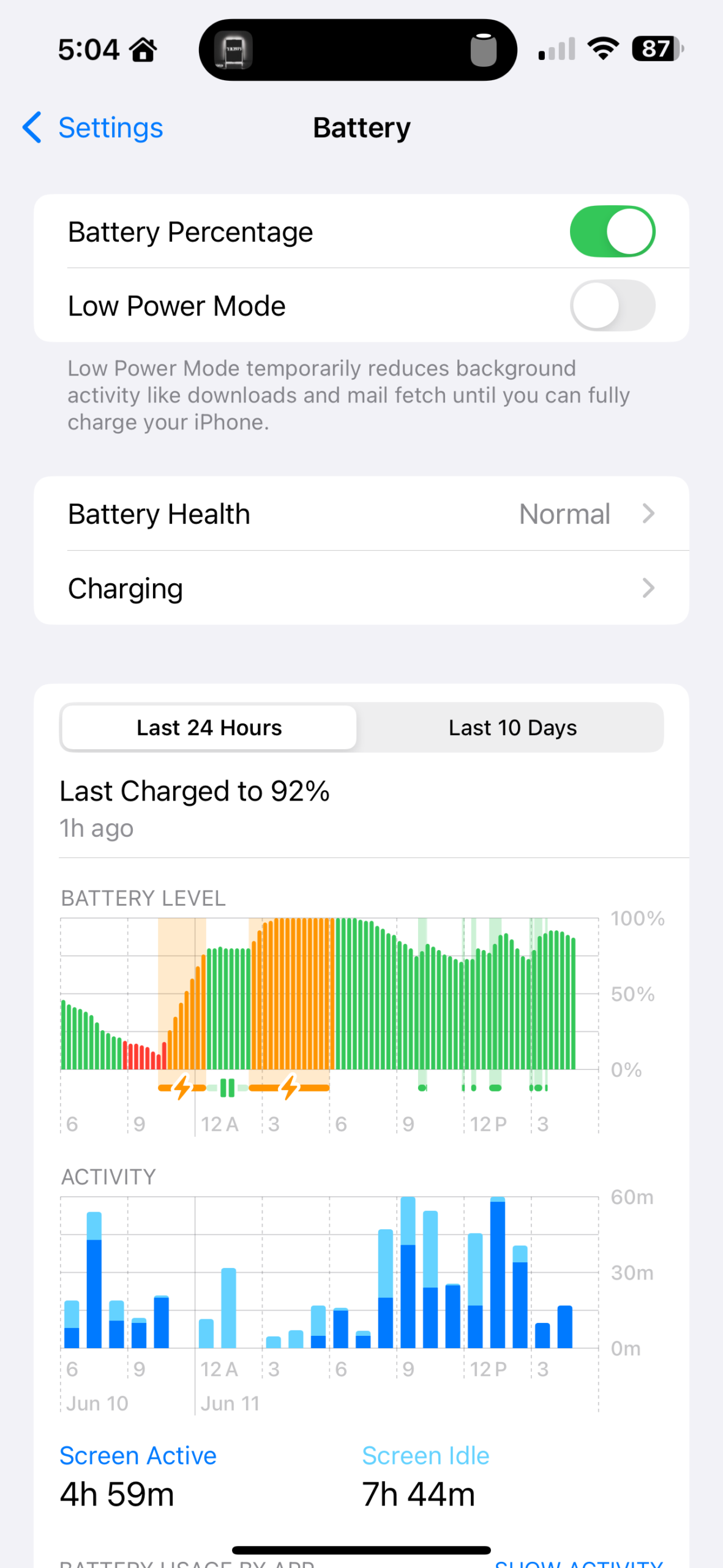 iOS 18 slow charging visual representation