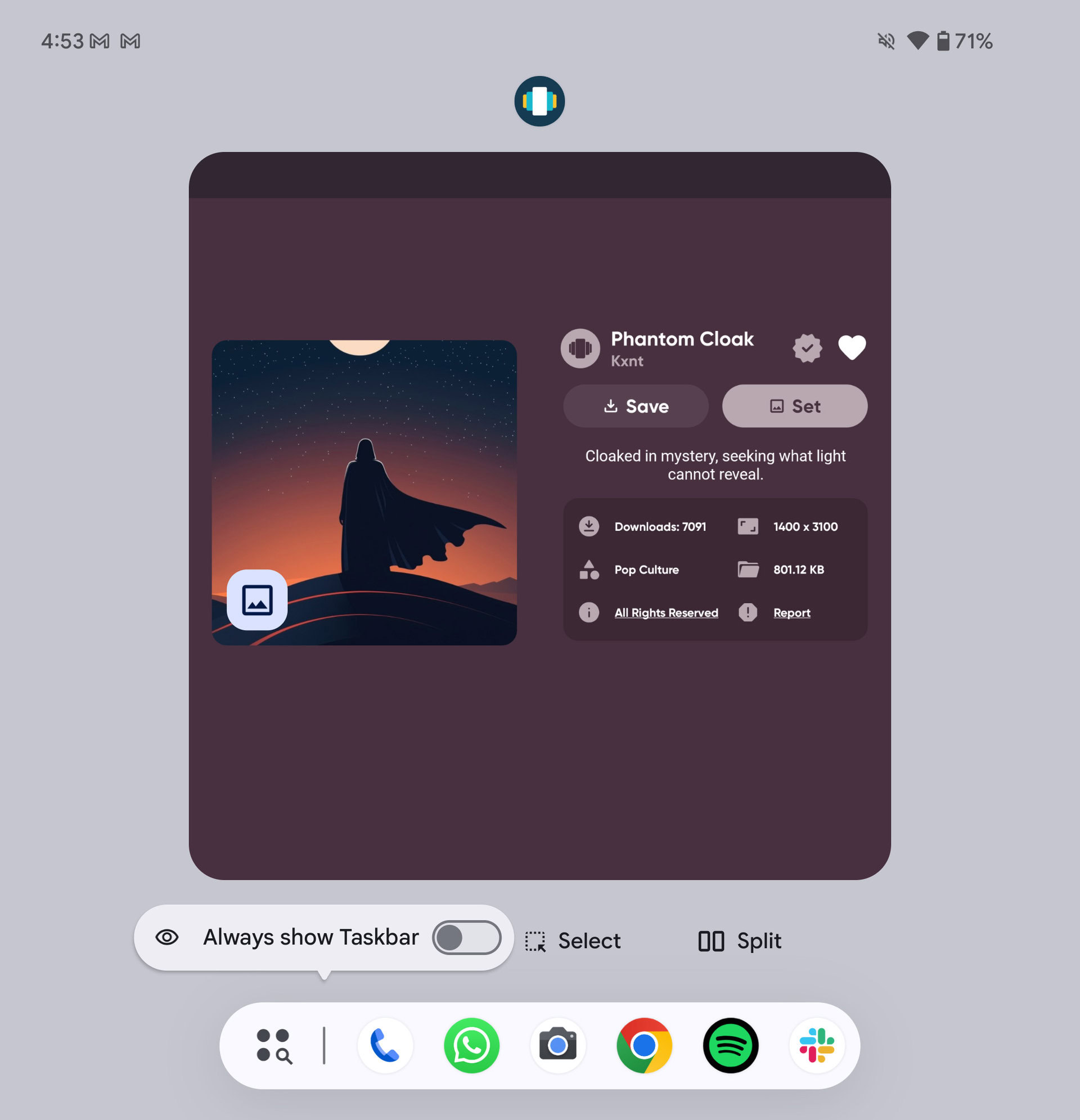 pixel 9 fold taskbar 1