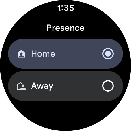 pixel watch 3 google home app home away