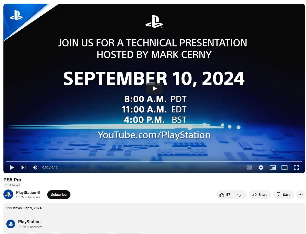 ps5 pro video name