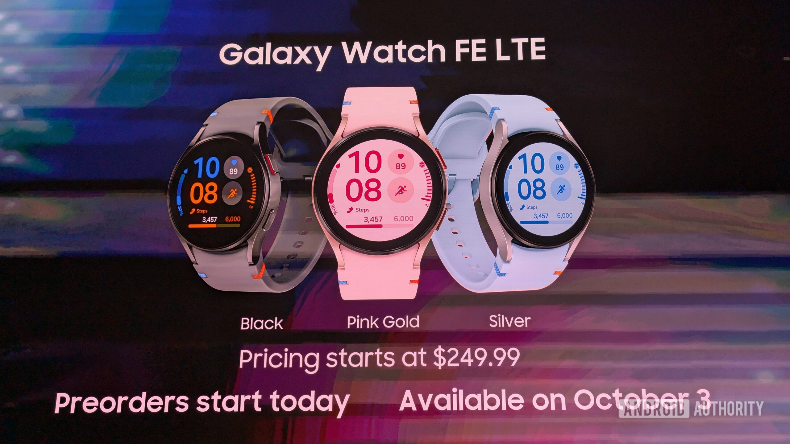 samsung galaxy watch fe lte event