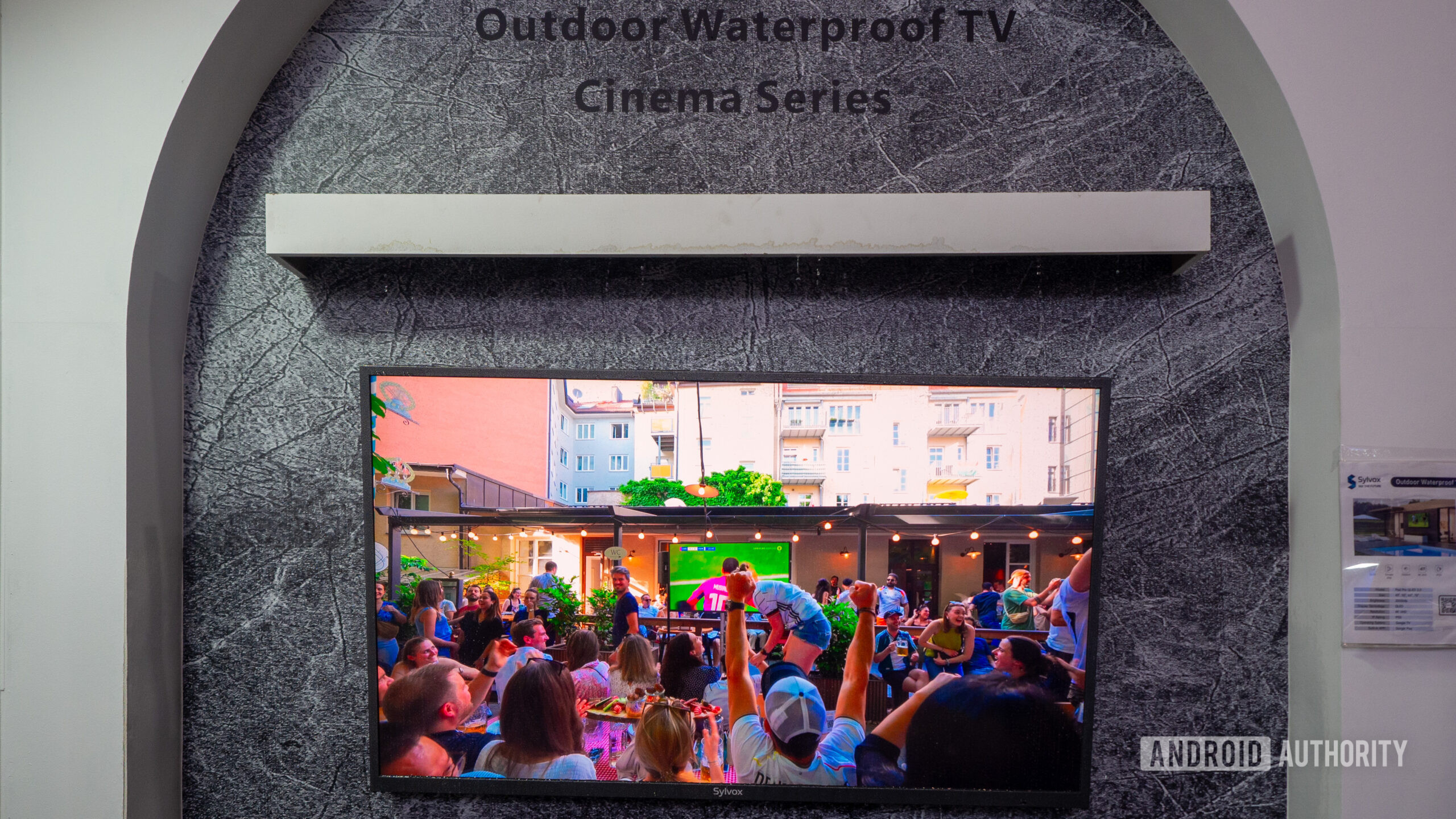 sylvox waterproof outdoor google tv 3