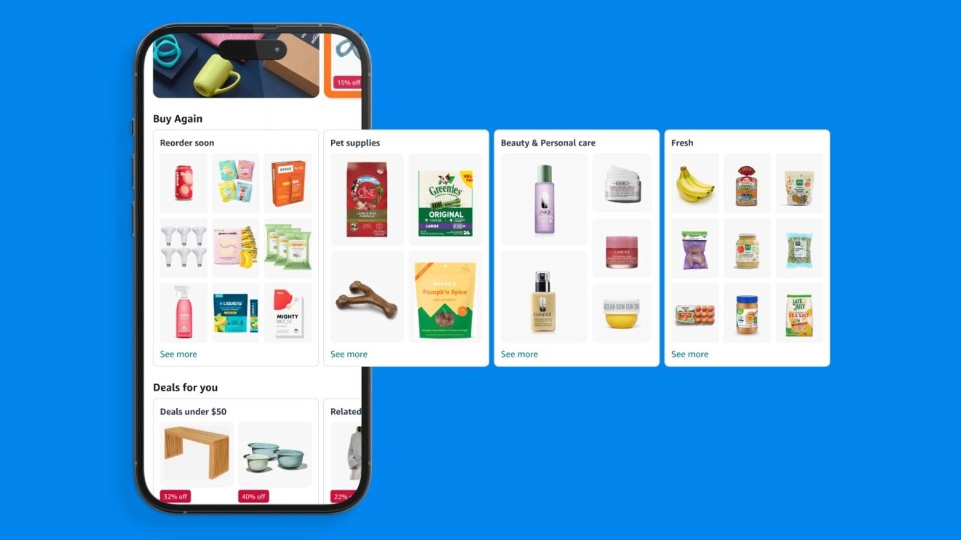 Amazon app entices shoppers with a more personalized experience in latest redesign