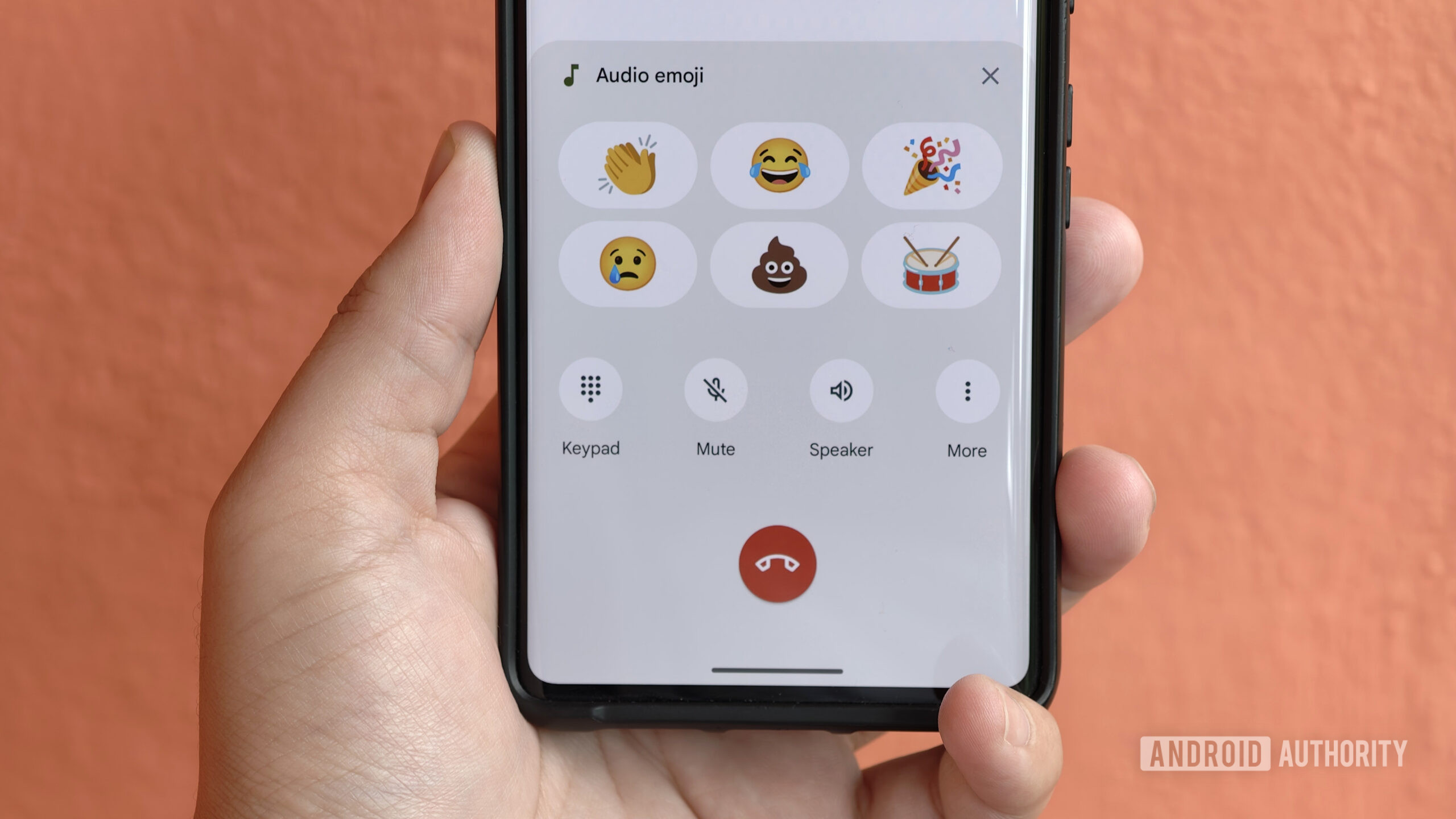 Pixel smartphone audio emoji