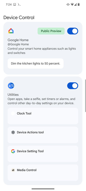 Gemini Extension categories 3