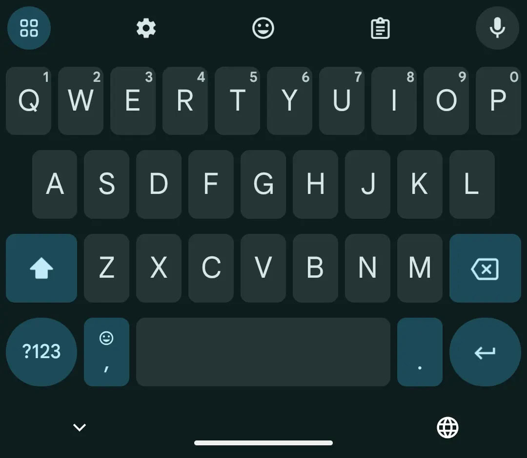 Gboard Dynamic Color dark theme new 1