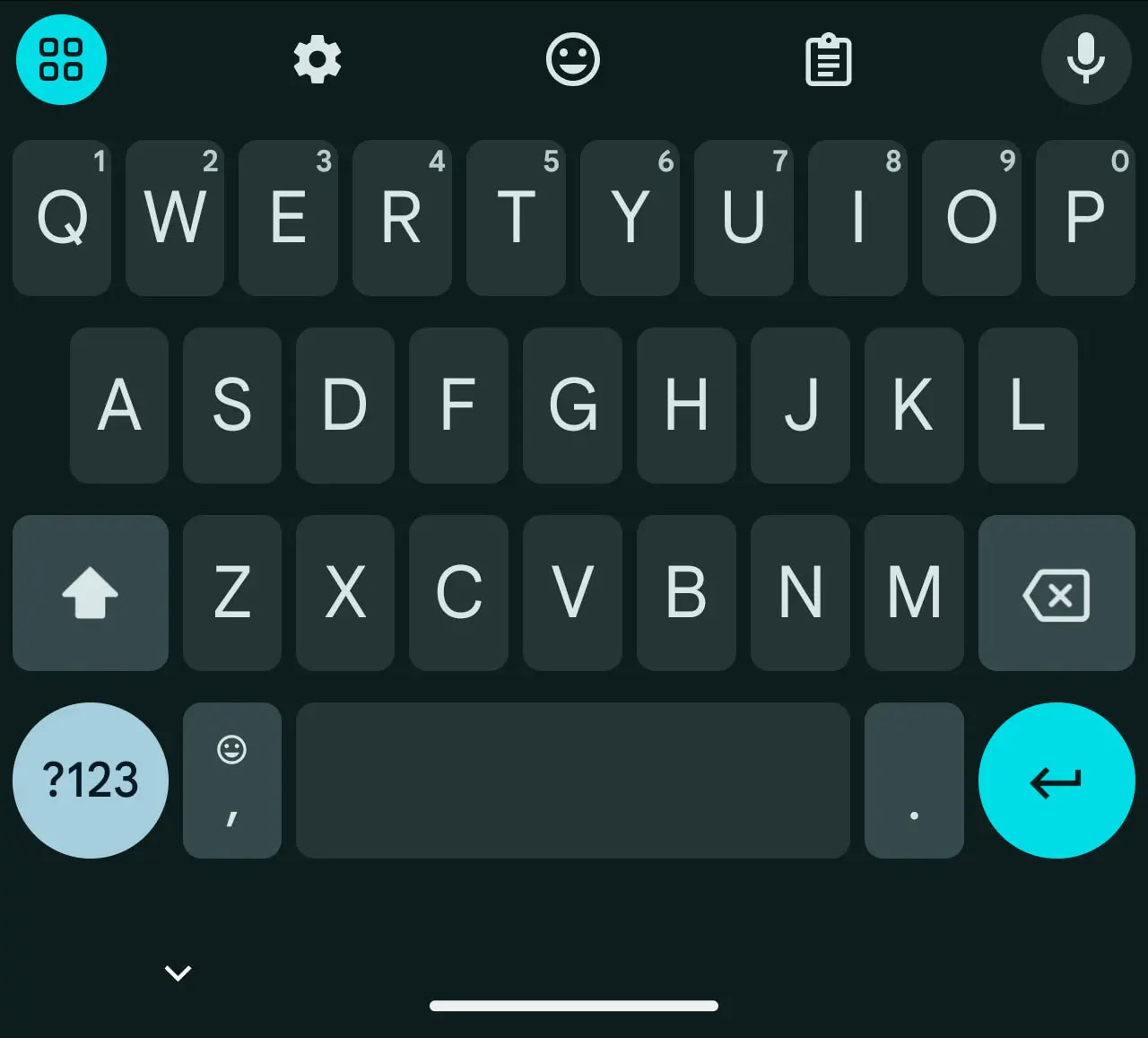 Gboard Dynamic Color dark theme old 1