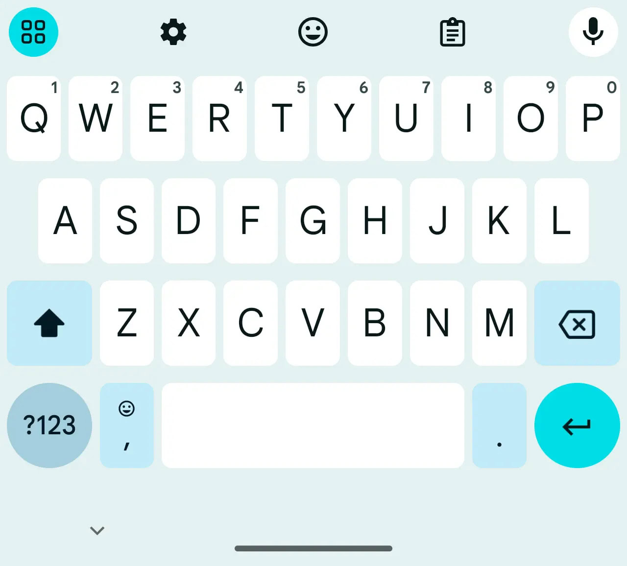 Gboard Dynamic Color light theme old