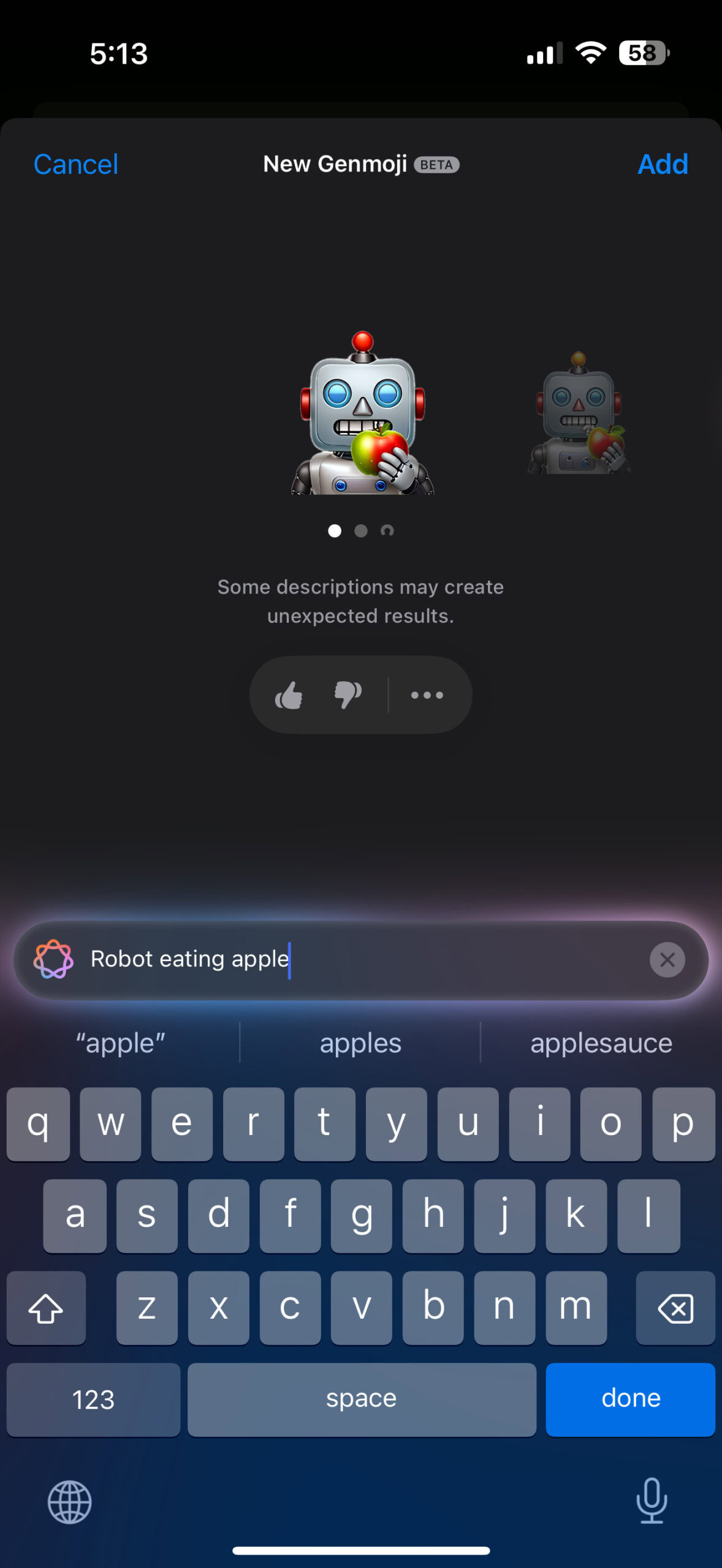 Forget Gboard’s Emoji Kitchen, Genmoji on iOS 18.2 is the real deal