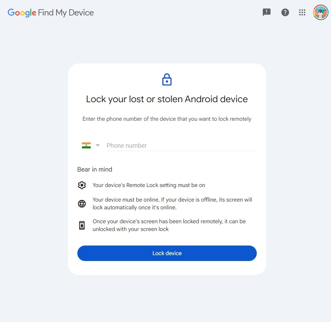 Google Find My Device Remote Lock (2)