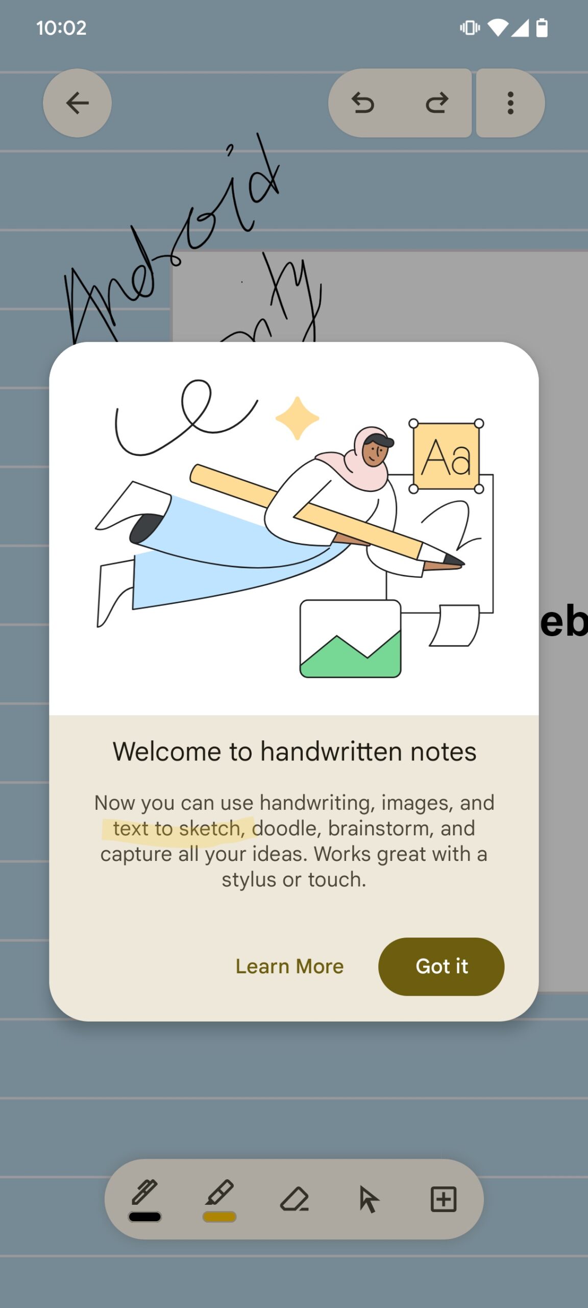 Google Keep Handwritten 1