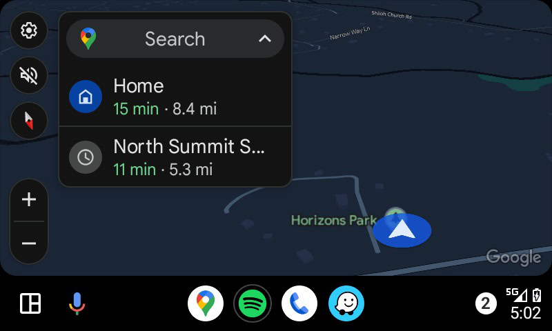 Missing incident reporting on Android Auto? Your car’s display is probably too short for it