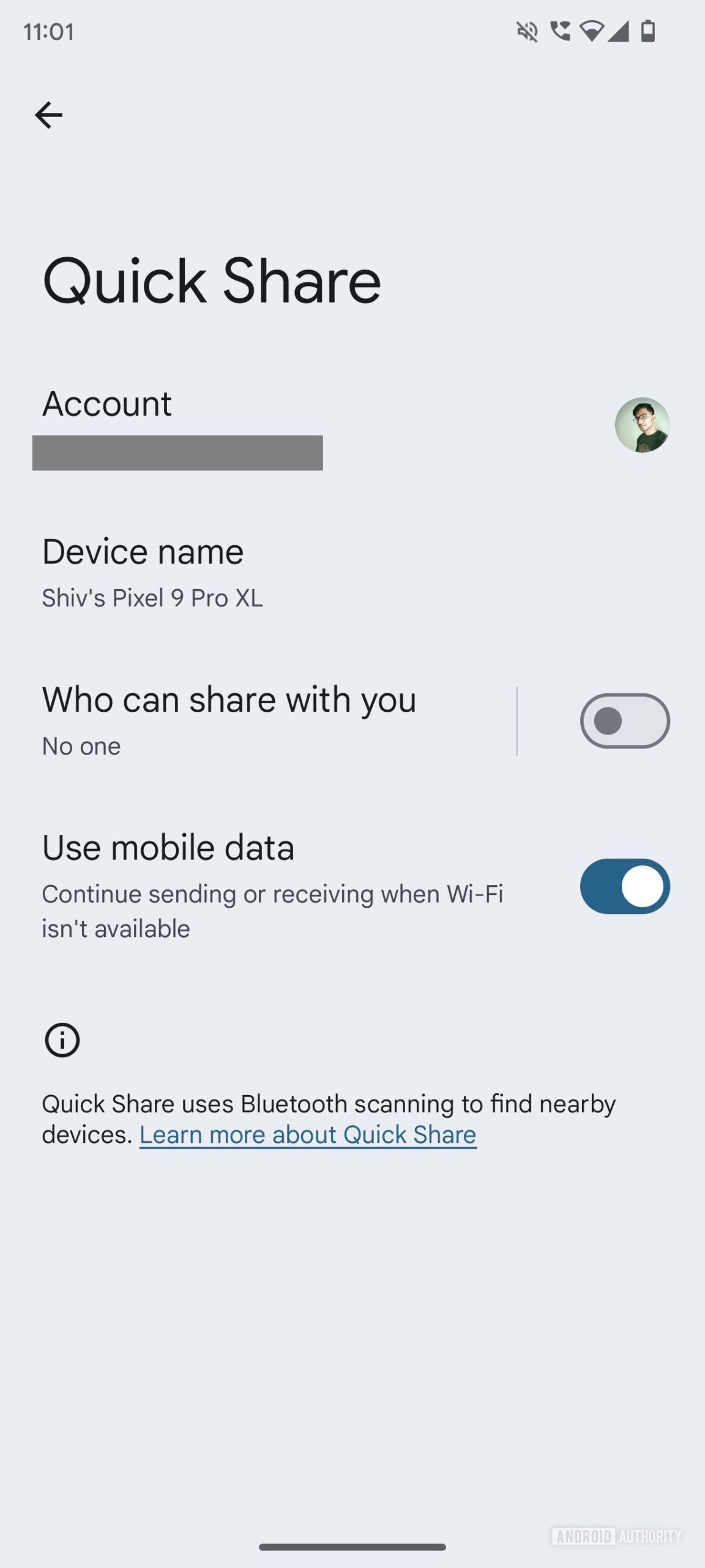 Quick Share could soon get its lost “Use mobile data” toggle back (APK teardown)