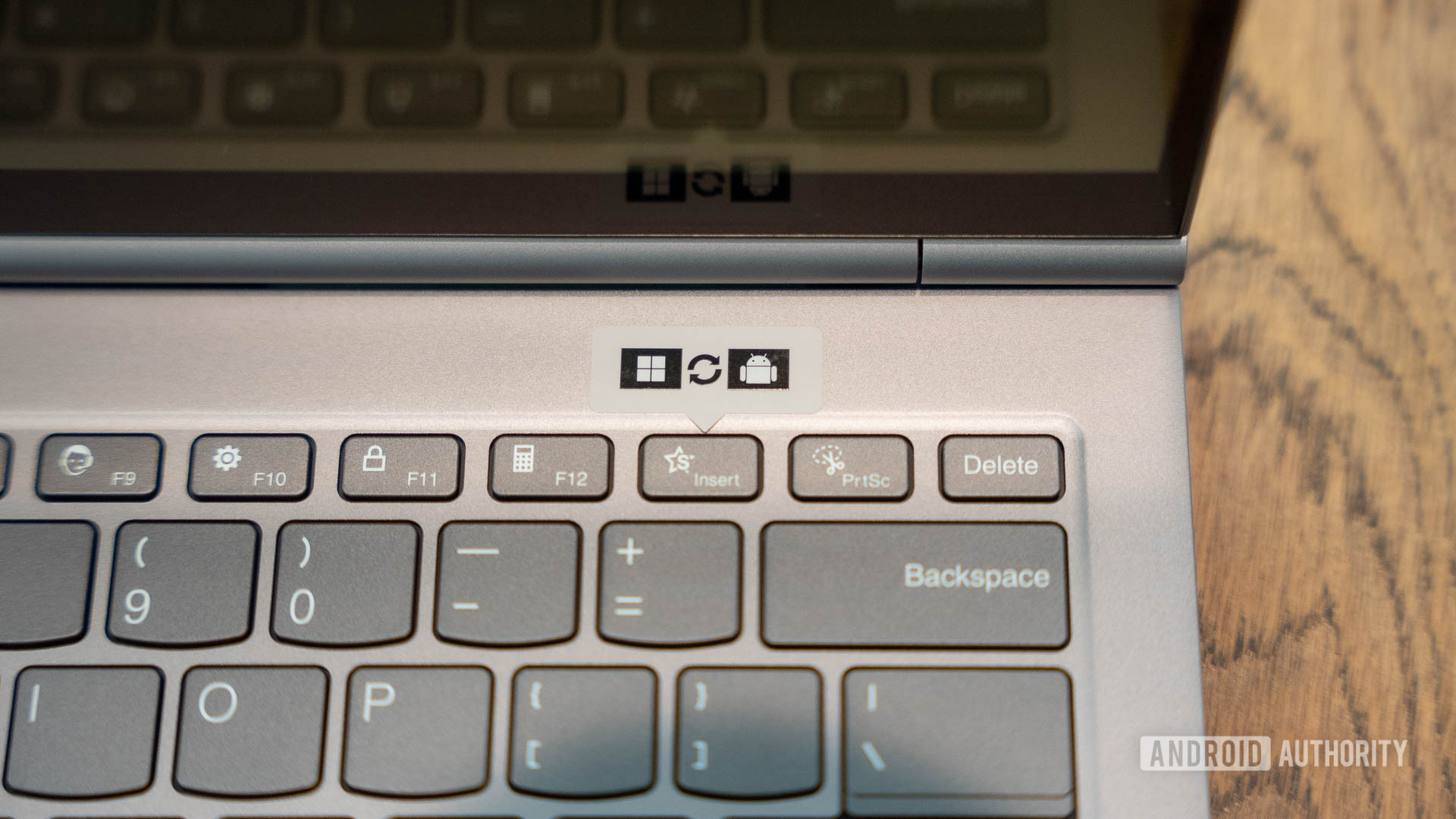 Lenovo ThinkBook Plus Gen 5 Hybrid Button on Keyboard to Swap between Android and Windows