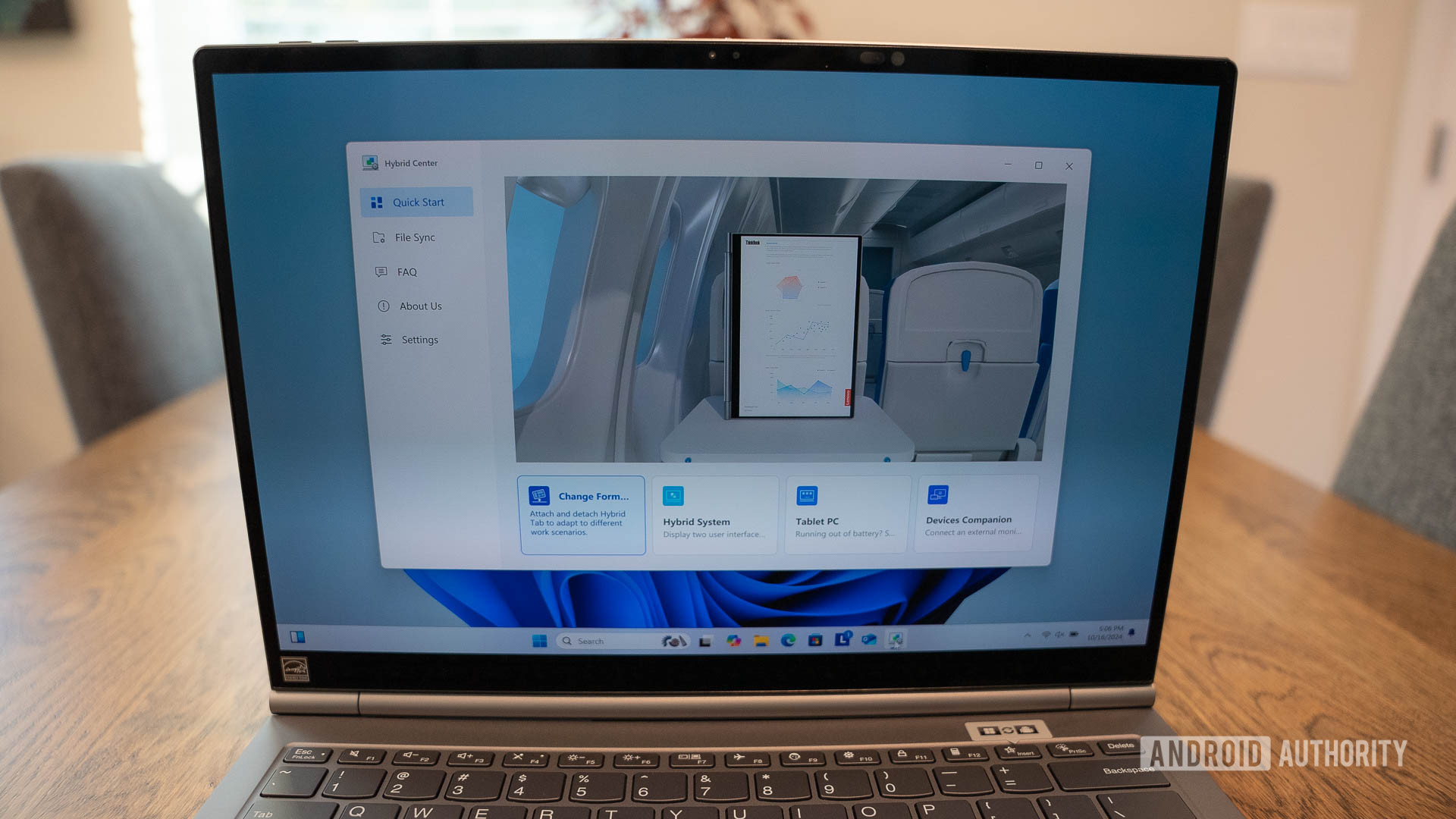 Lenovo ThinkBook Plus Gen 5 Hybrid Software Features in Windows