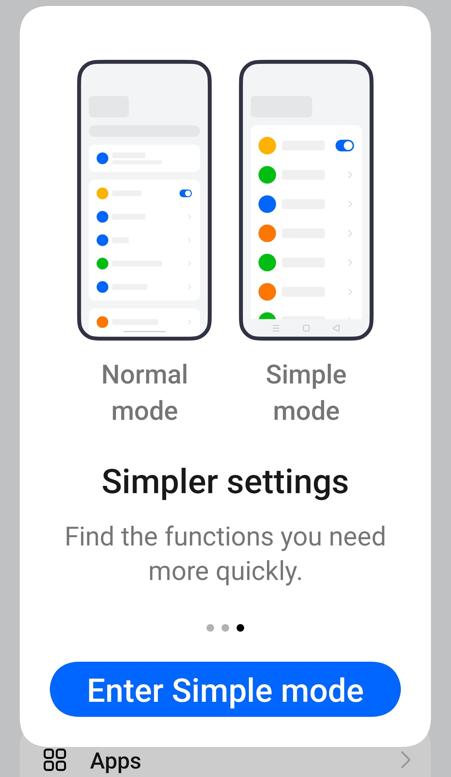 OxygenOS 15 Simple Mode introduction 3