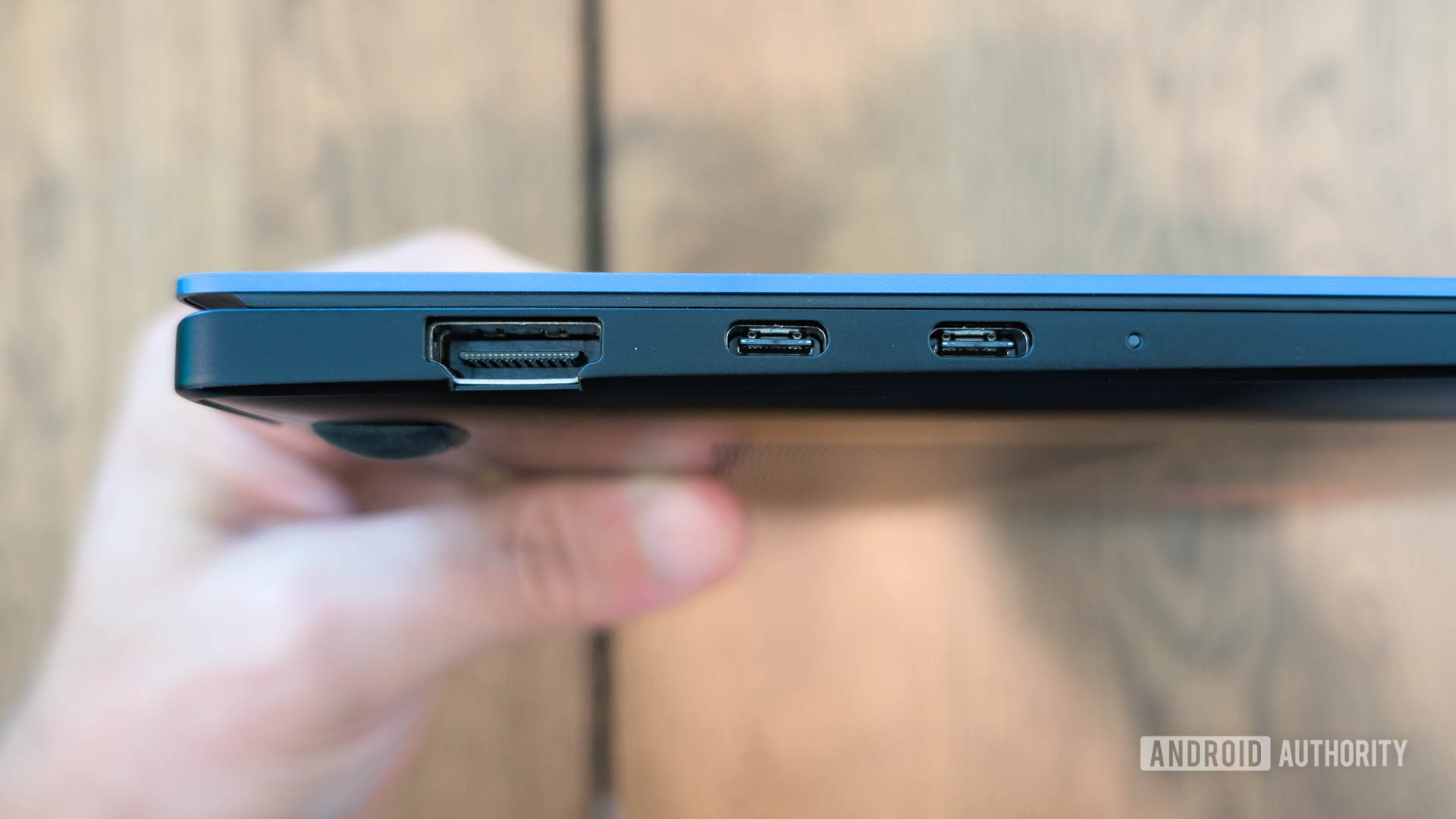 Samsung Galaxy Chromebook Plus Left Side Ports