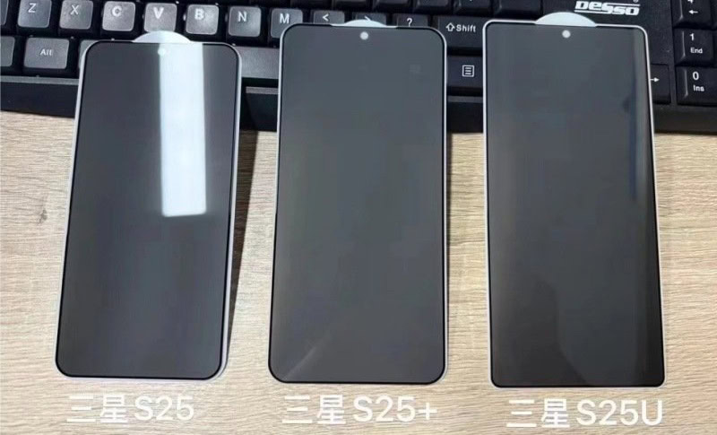 Samsung Galaxy S25 series Screen protectors leak