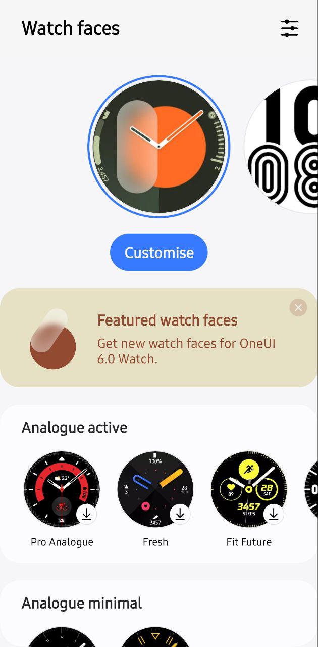 Теперь вы можете загрузить циферблаты One UI 6 на свои старые часы Galaxy Watch.