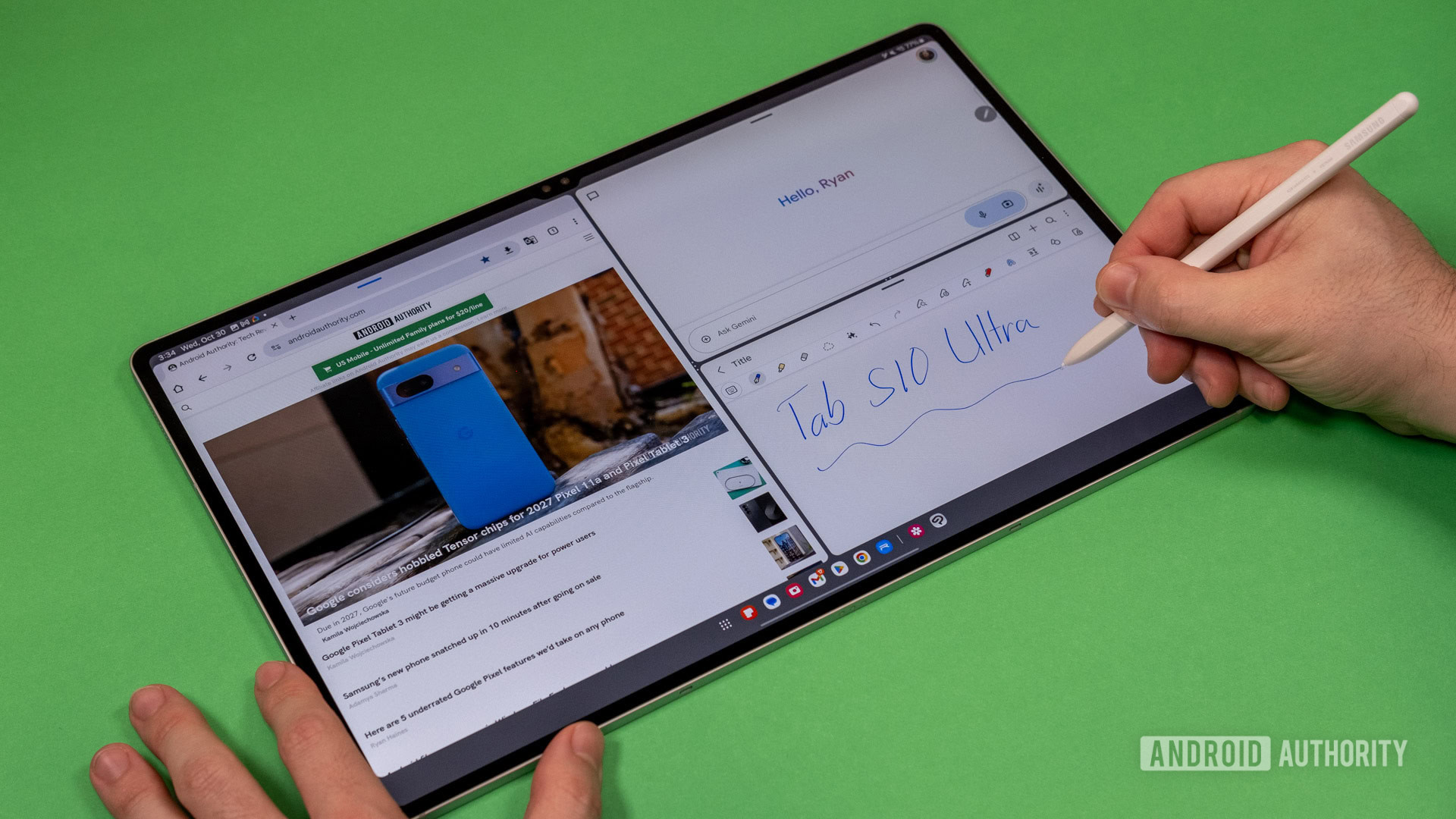 Samsung galaxy tab s10 ultra multitasking