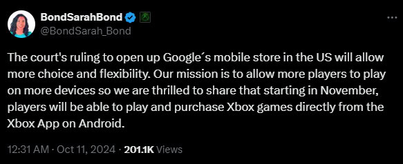 Google is forced to open up Play Store and the Xbox app is taking full advantage