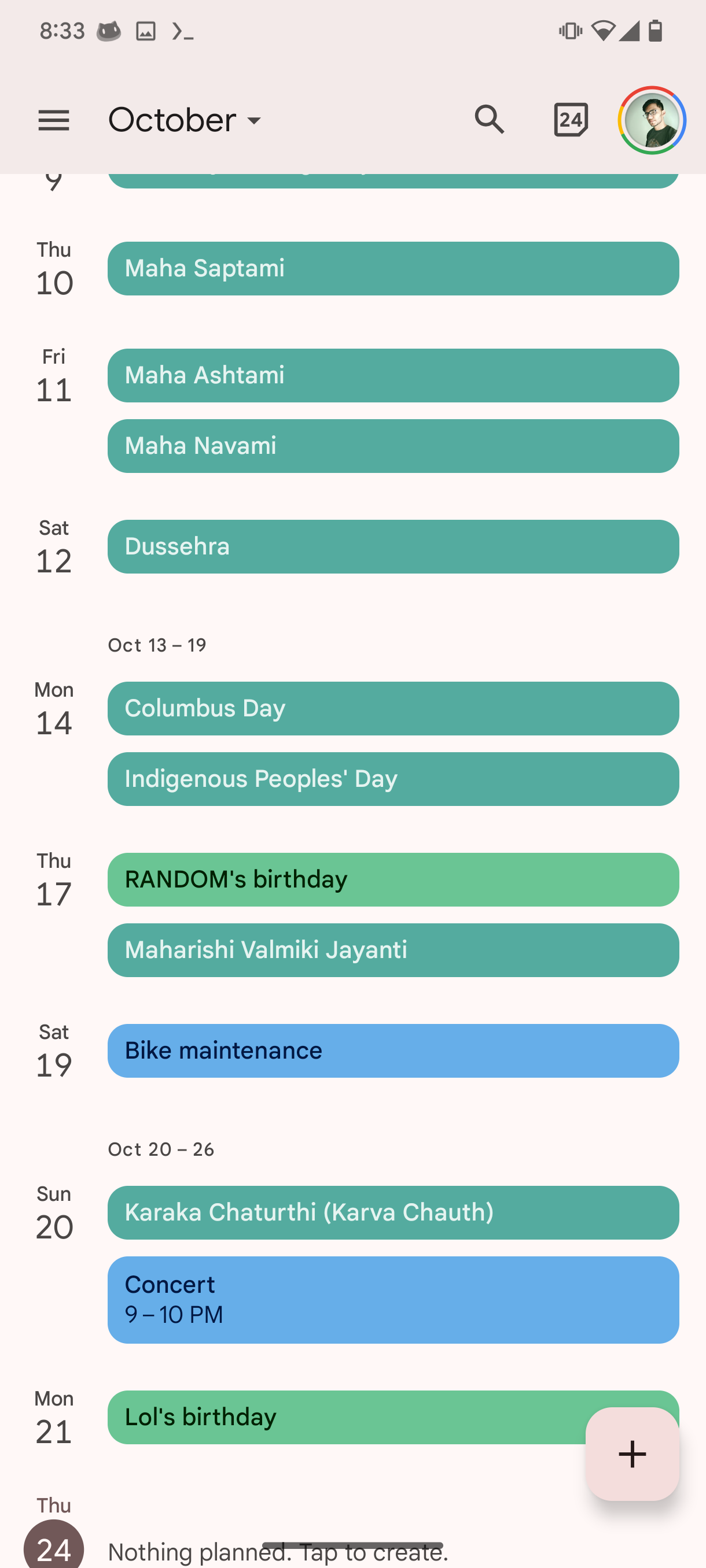 Google Calendar screenshot event illustrations feature toggle