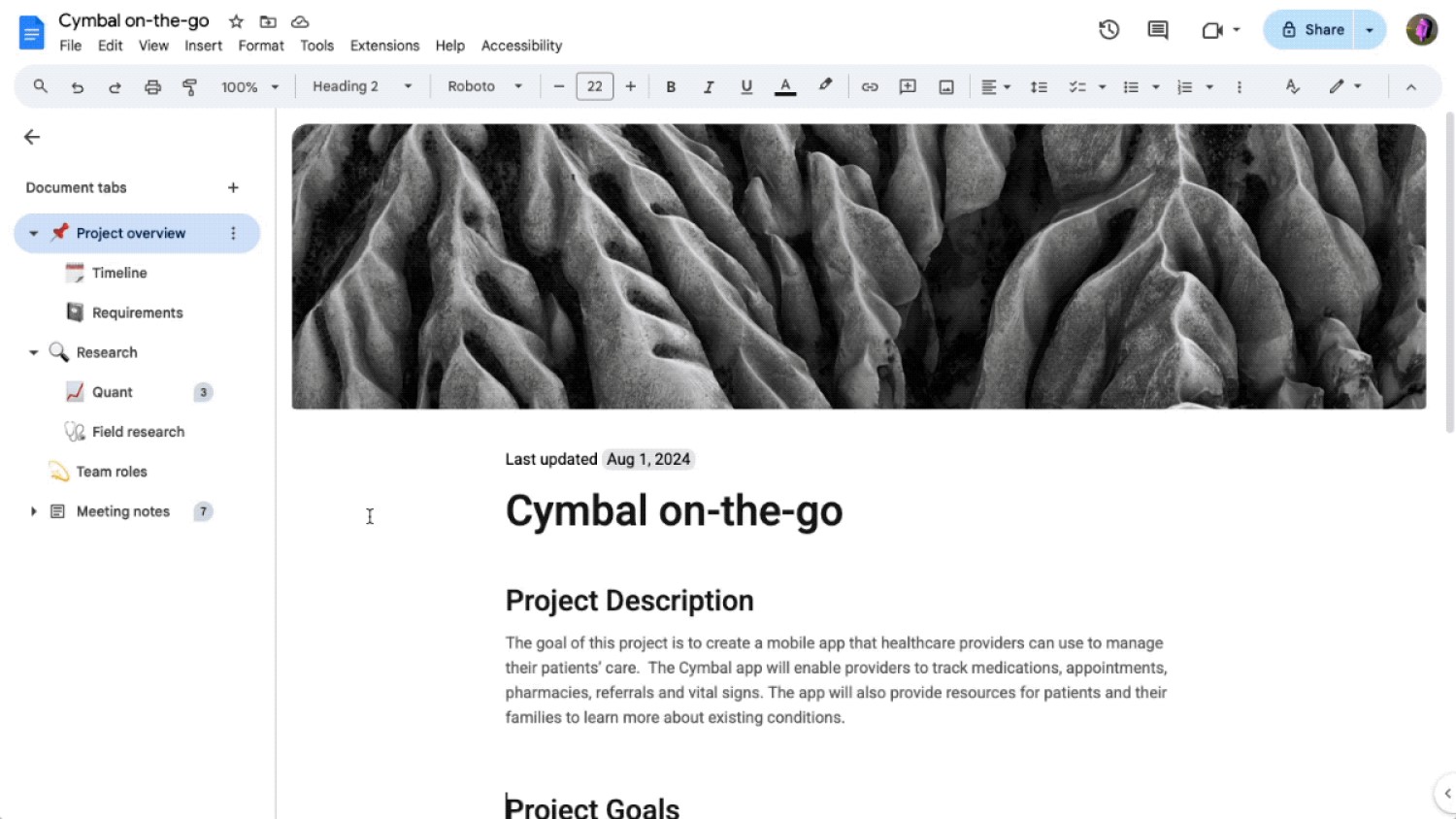 Google Docs introduces tabs to help navigate even the most unwieldy documents