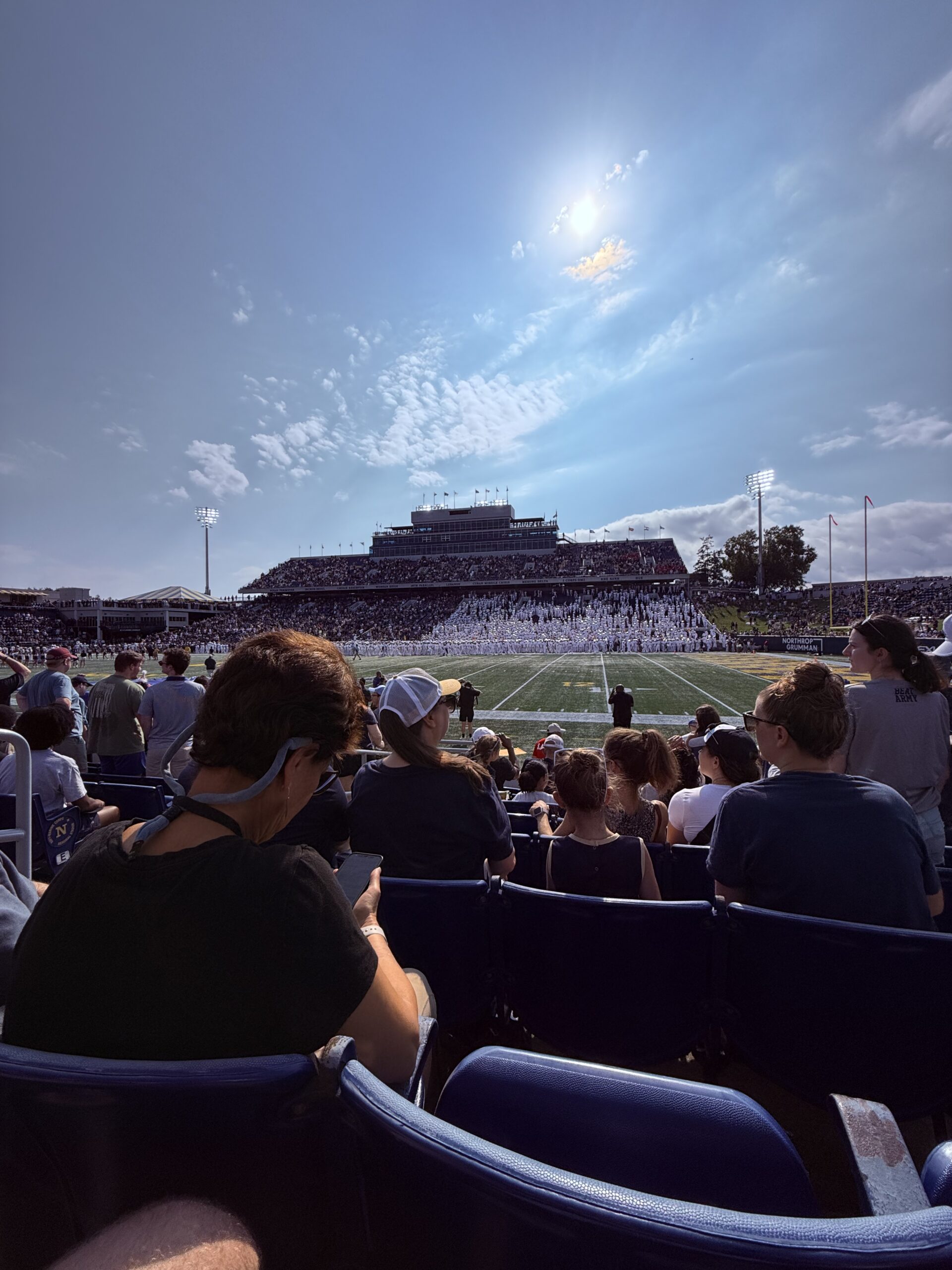 iPhone 16 Pro navy stadium ultrawide vibrant style