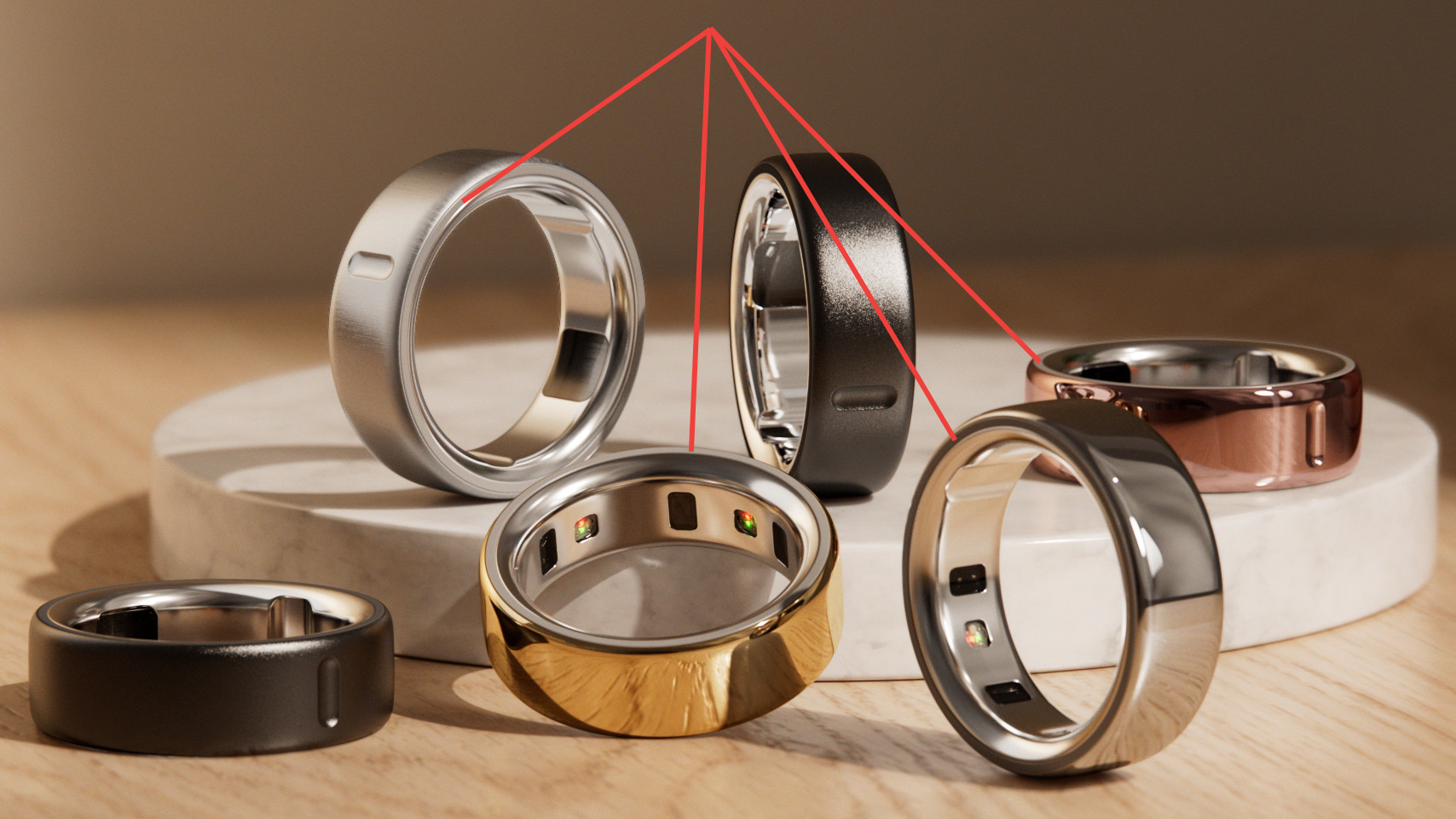 oura ring 4 titanium sides