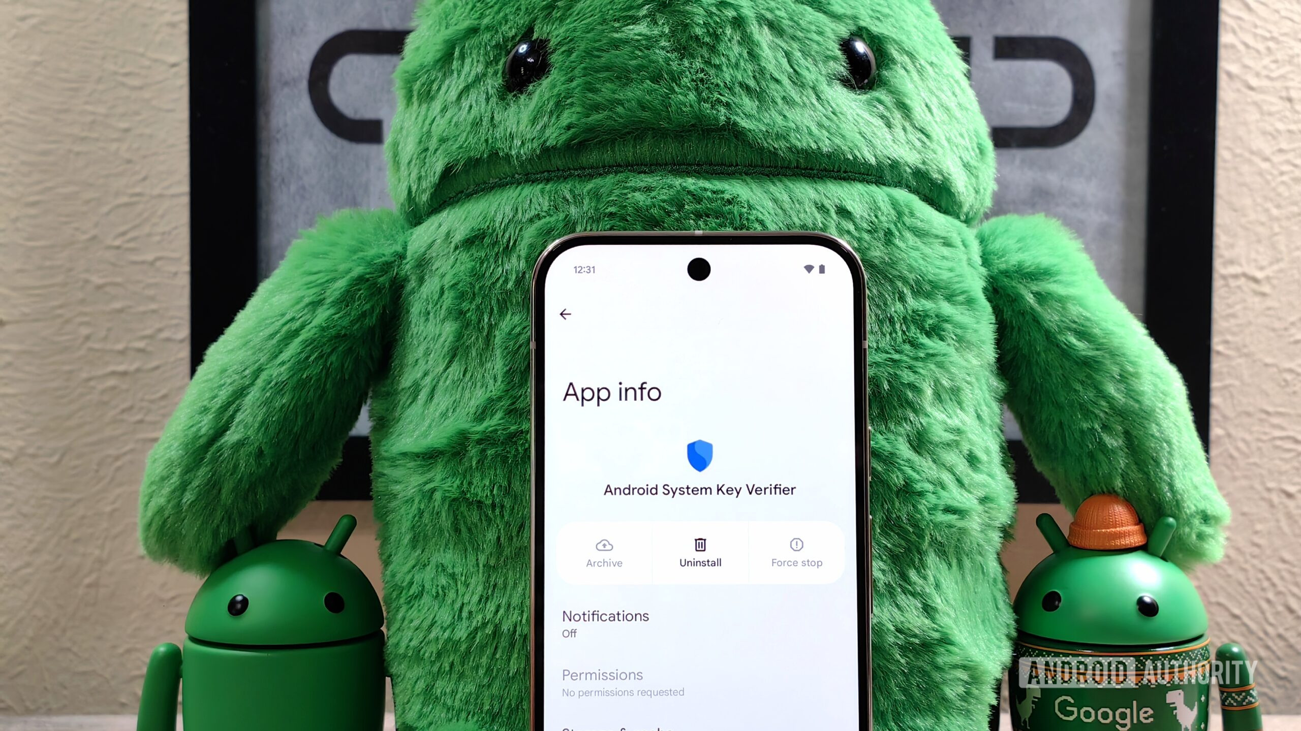 Android System Key Verifier app on a Pixel 9 Pro