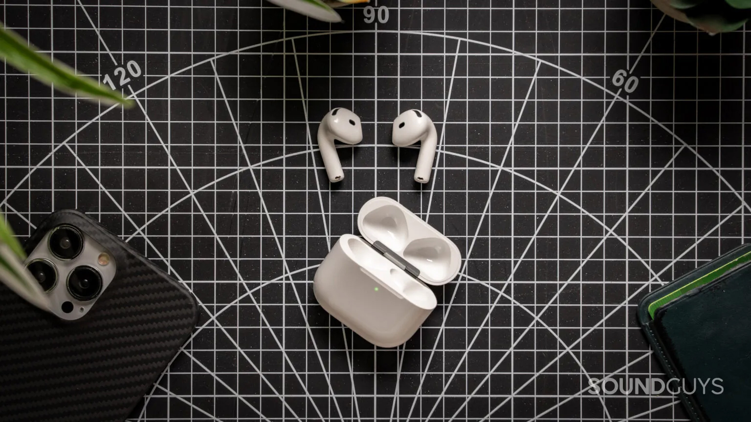 Apple AirPods 4 on table