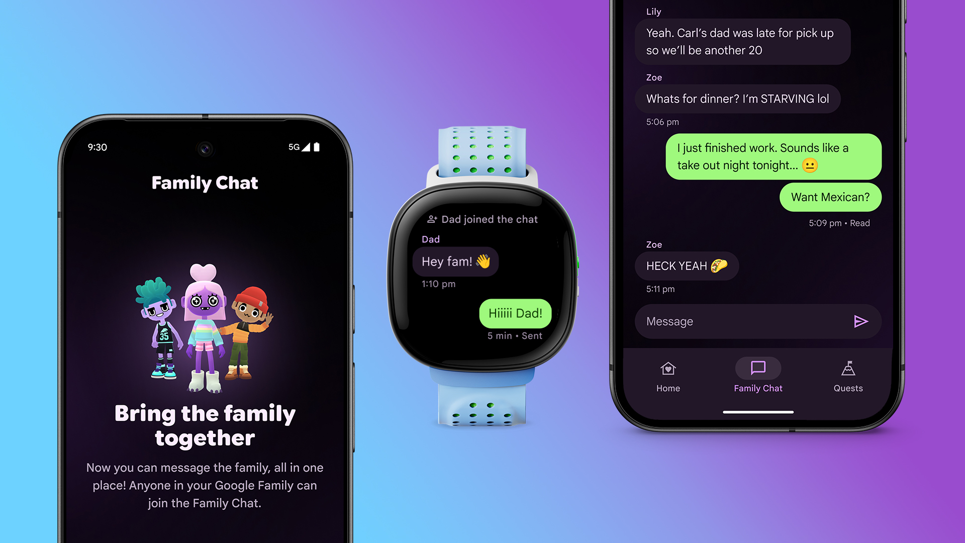 Fitbit Ace LTE Family Chat