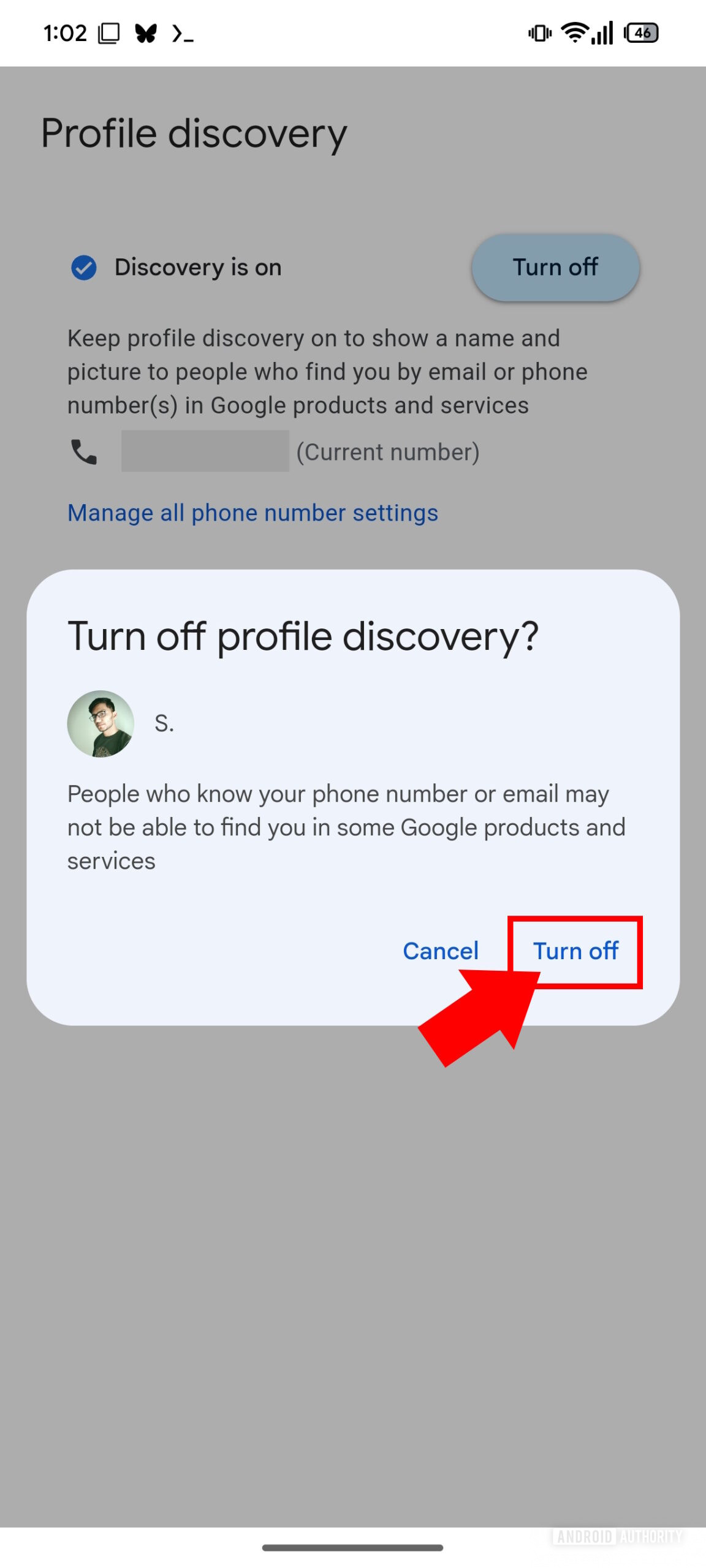 Google Messages How to turn off Profile Discovery (1)