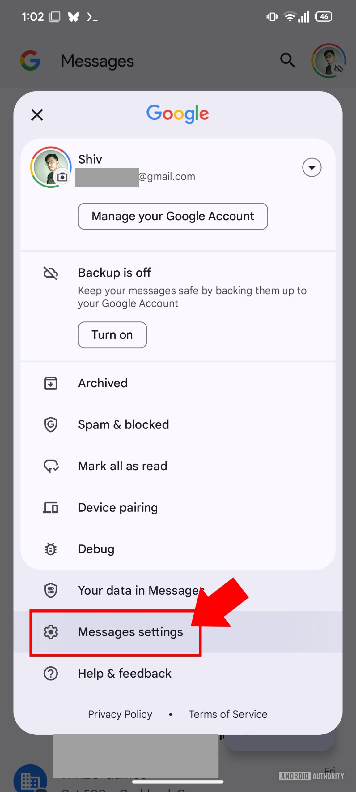 Google Messages How to turn off Profile Discovery (3)