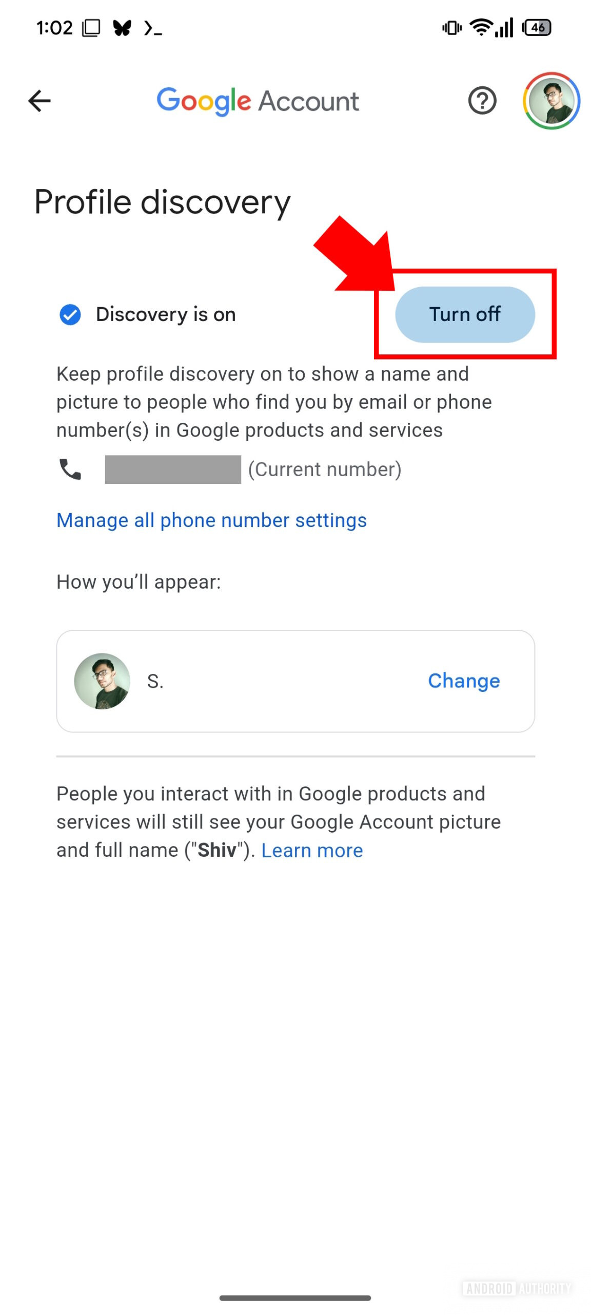 Google Messages How to turn off Profile Discovery (5)