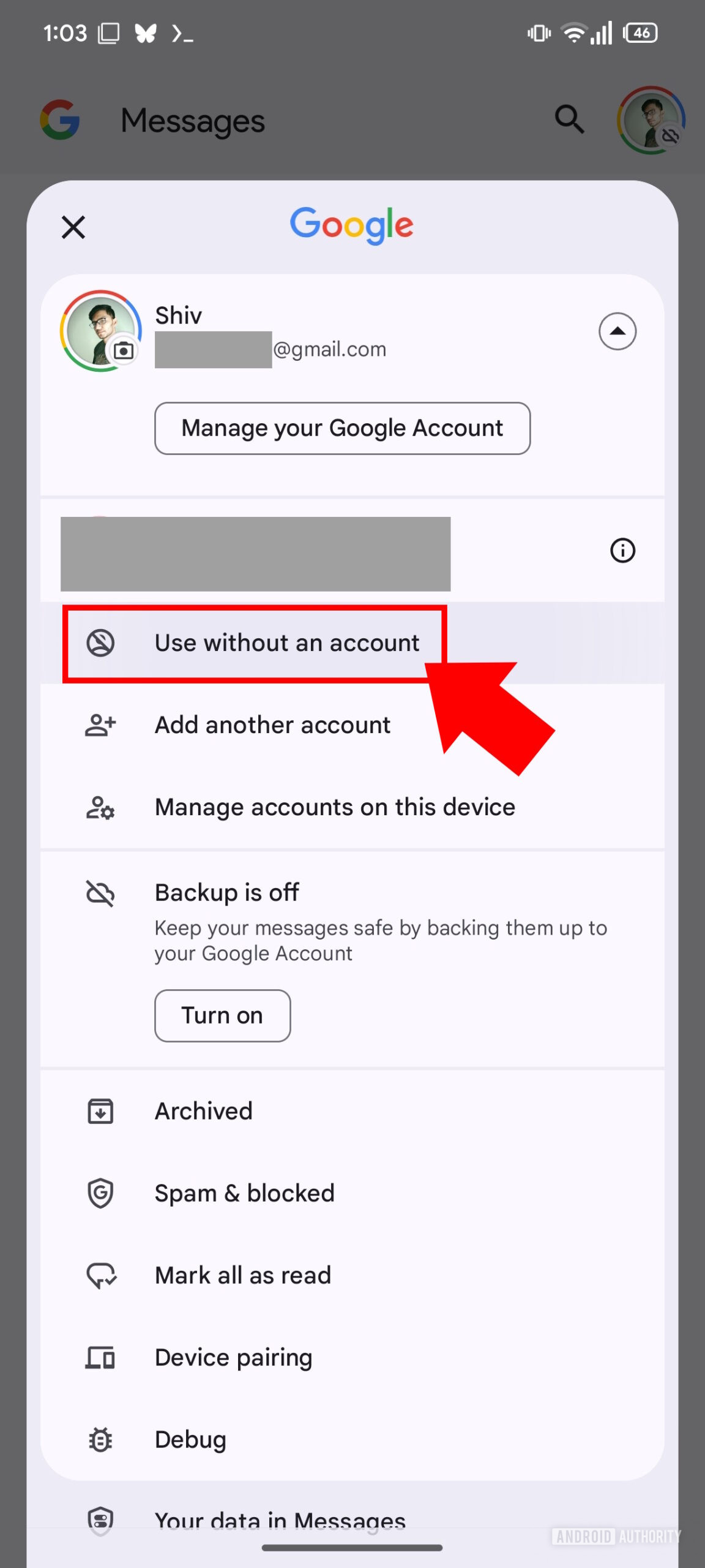 Google Messages How to use Google Messages without Google account (3)