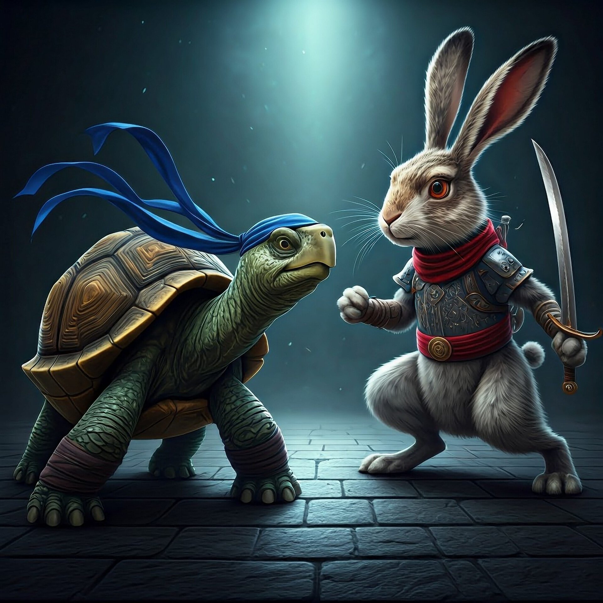 Google Pixel Studio ninja turtle rabbit knight