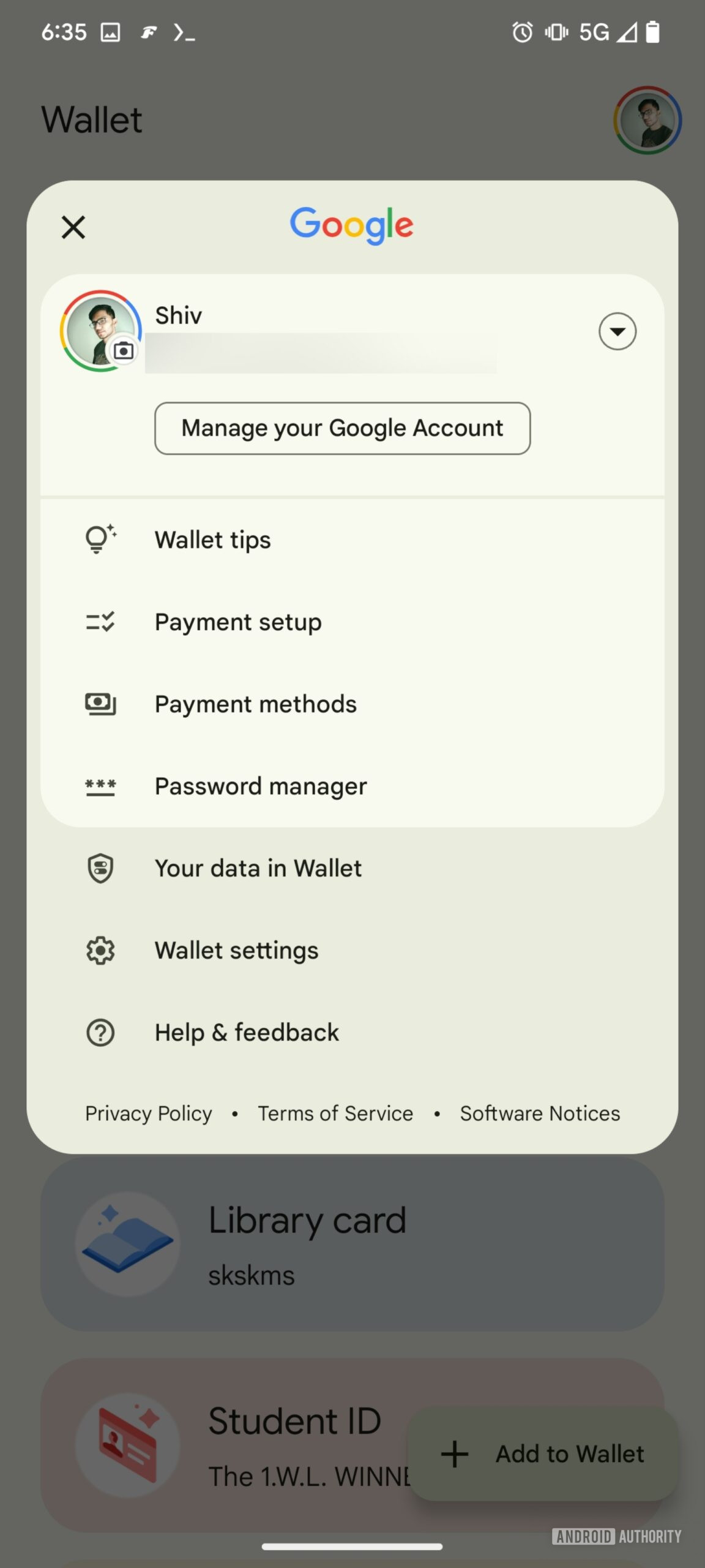 Google Wallet Current UI (1)