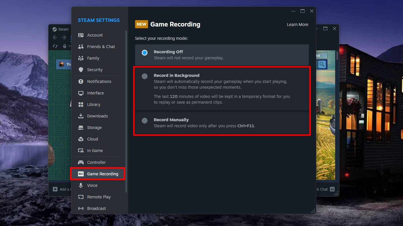 How to enable Steam Game Recording (2) - How to record a game on Steam