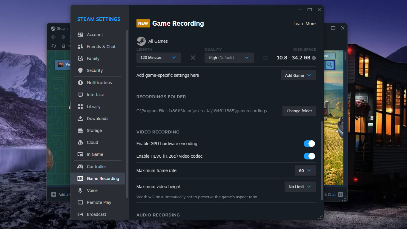 How to enable Steam Game Recording (4) - How to record a game on Steam