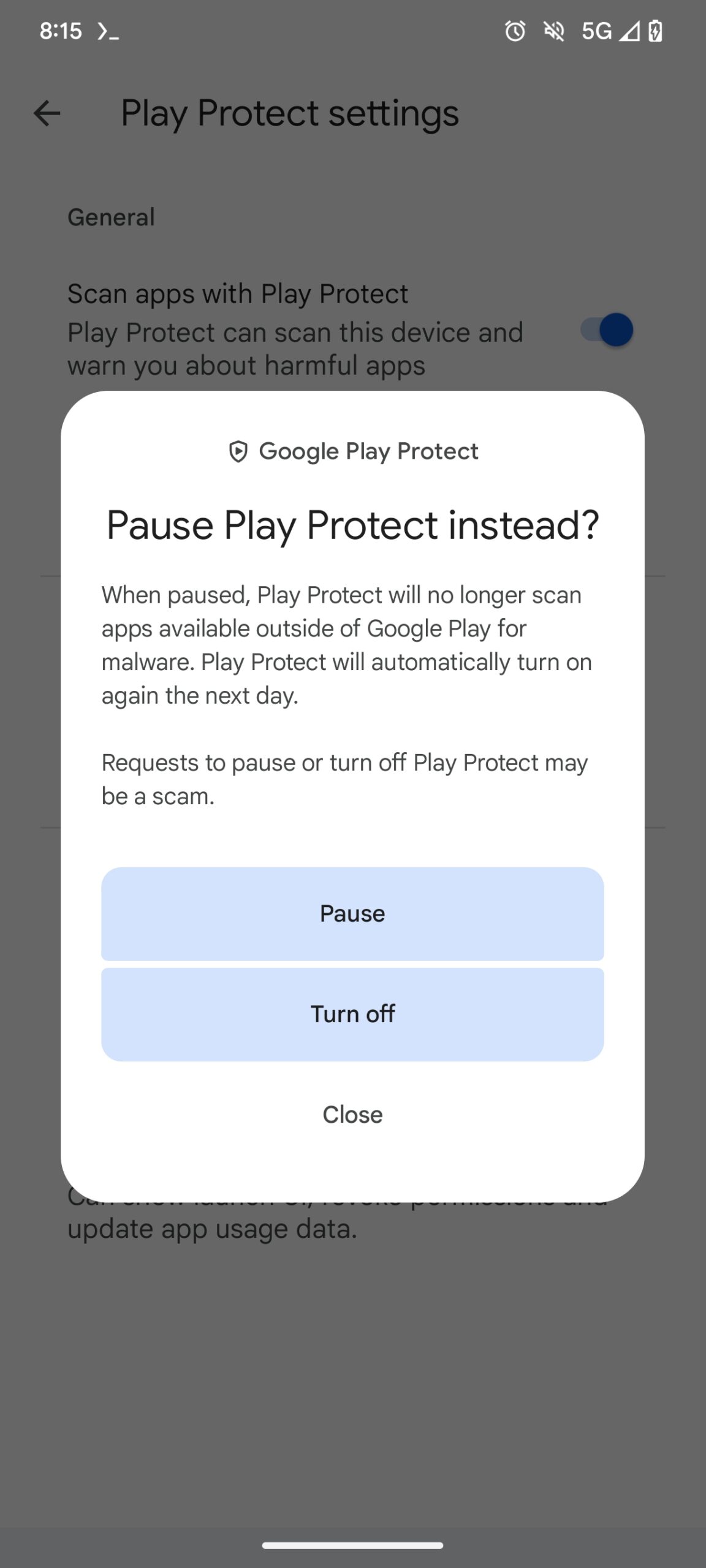 Pause Play Protect