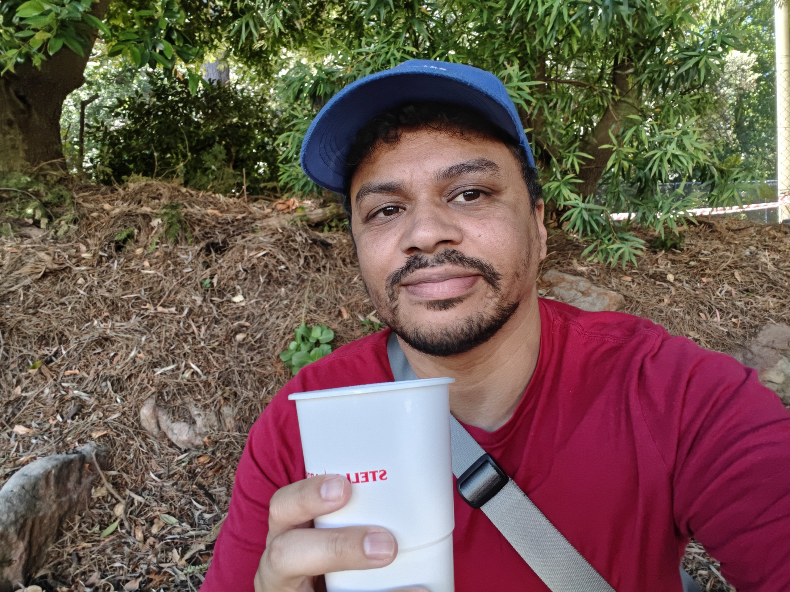 A selfie image taken with the realme GT7 Pro.